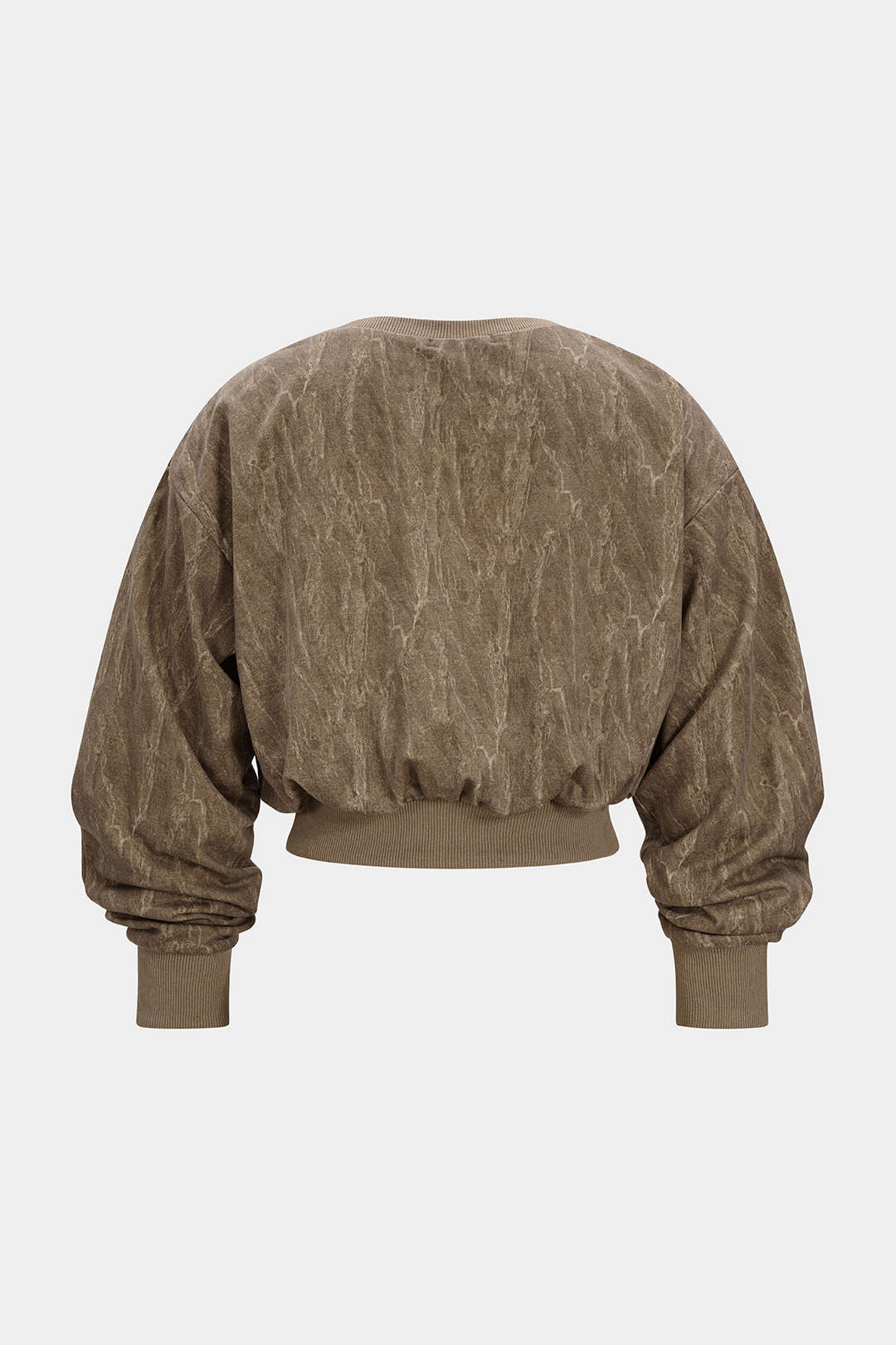 Washed Round Neck Sweatshirt