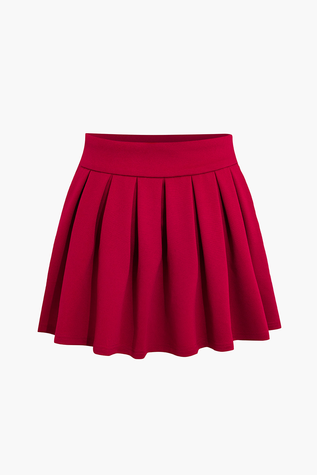 Conjunto Dos Piezas Chaleco Detalle Escote Y Falda Plisada
