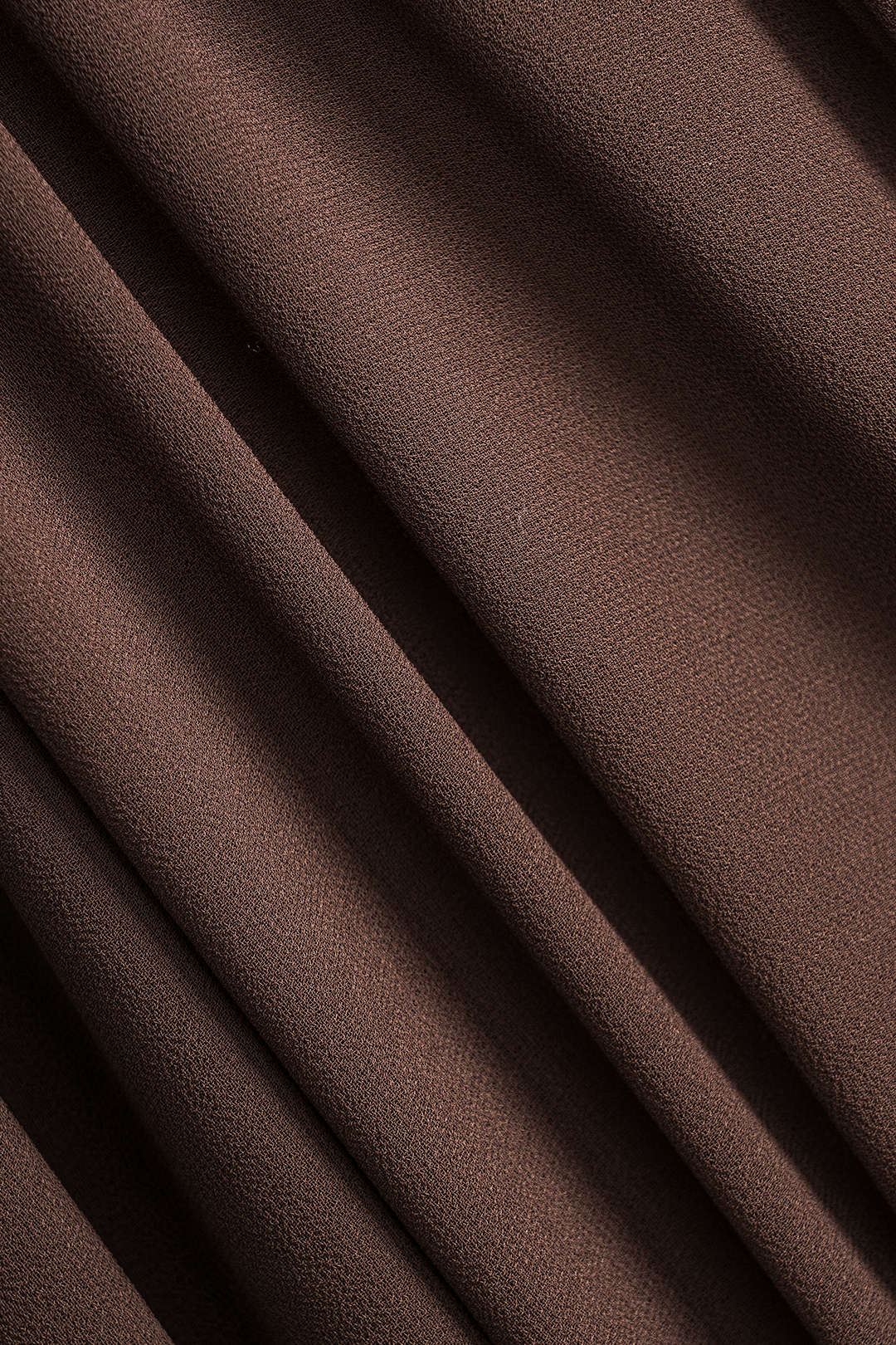 חצאית שיפון מטאלית גבוהה עם קפלים 