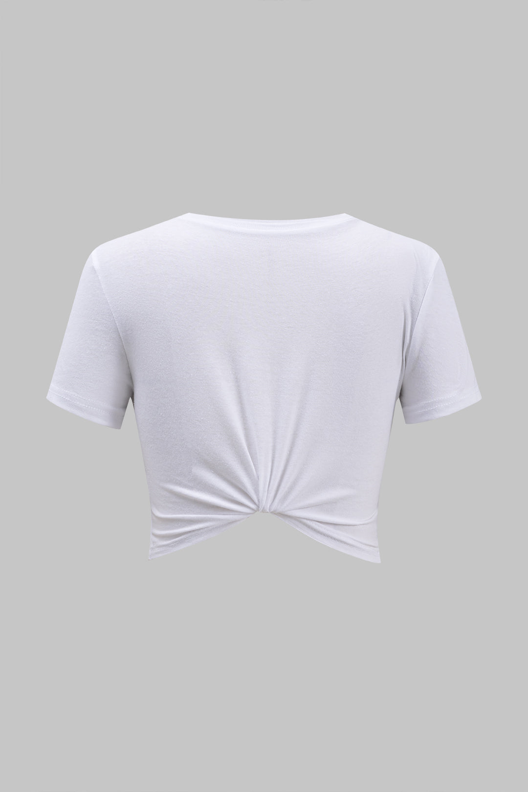 Camiseta Estrella Rasgada Patchwork Nudo Torcido MangaCorta