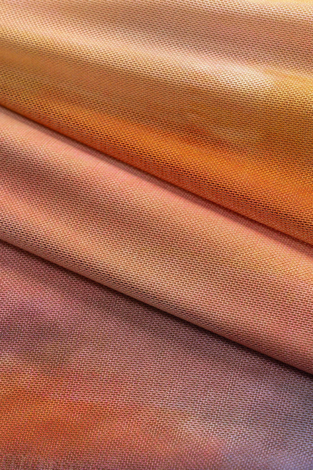 Tie Dye Print Mesh Ruched Long Sleeve Maxi Dress