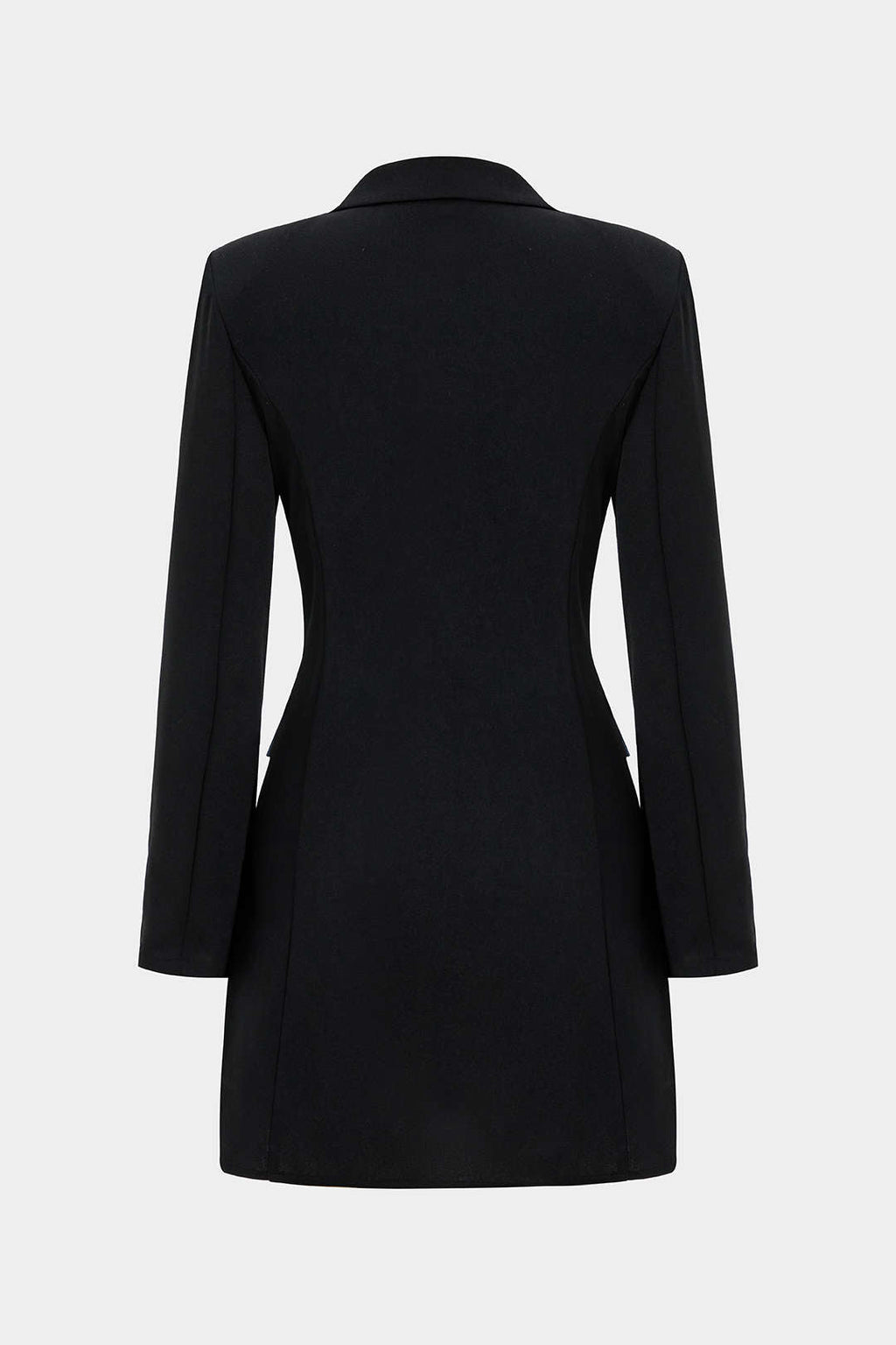 שמלת מיני בלייזר עם שרוולים ארוכים ומג'ינס 