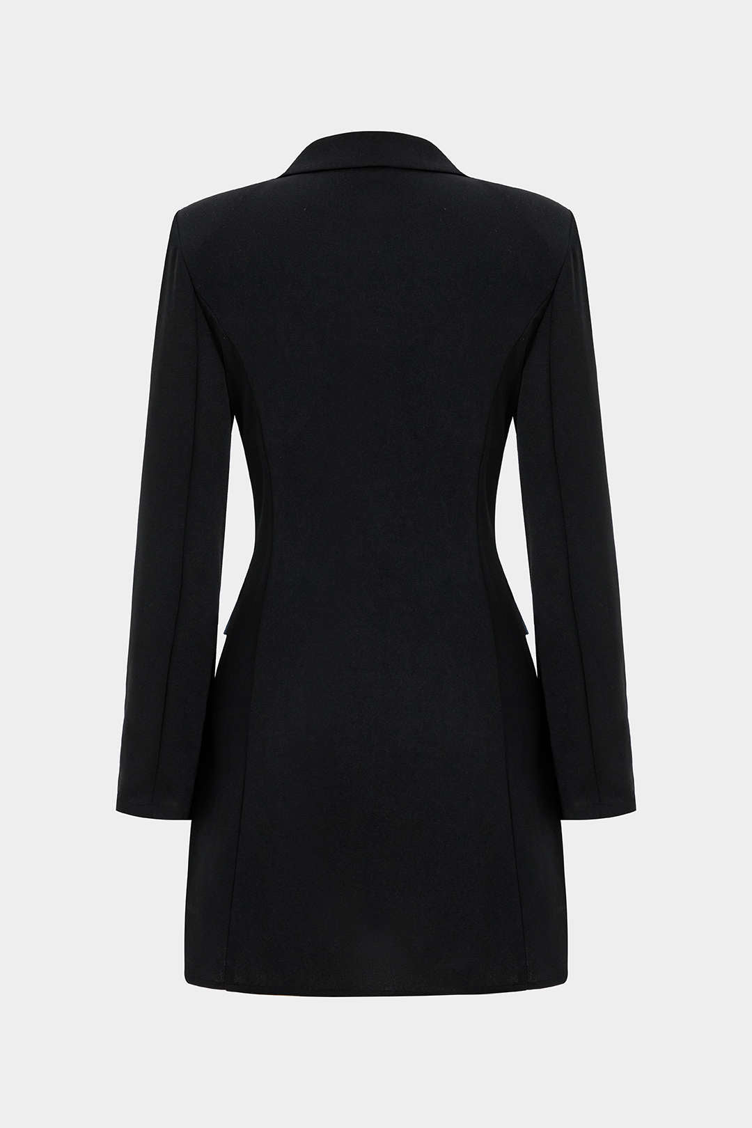 שמלת מיני בלייזר עם שרוולים ארוכים ומג'ינס 