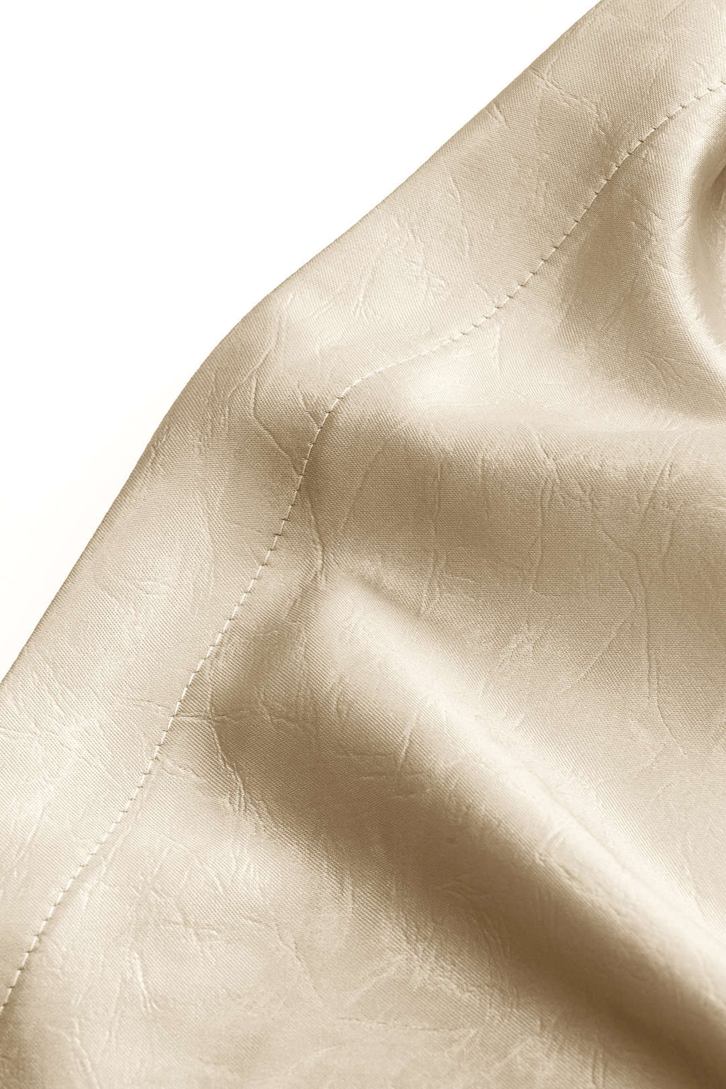 חצאית קשירה עם קפלים סאטן 