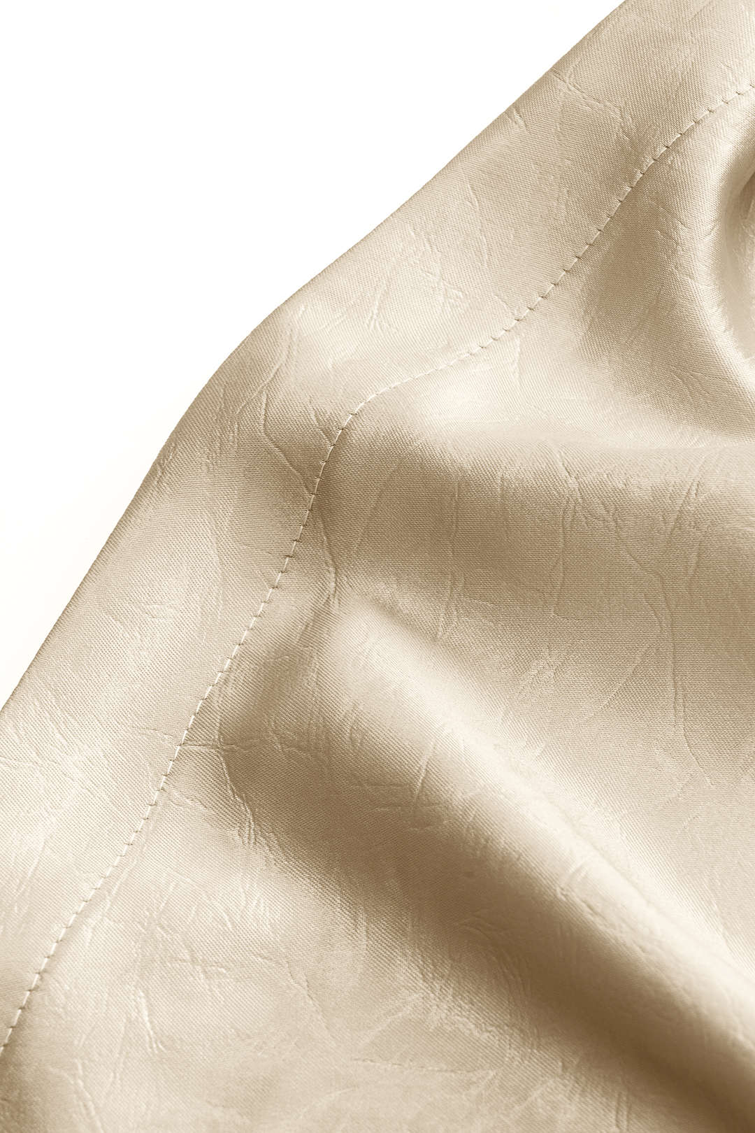 חצאית קשירה עם קפלים סאטן 