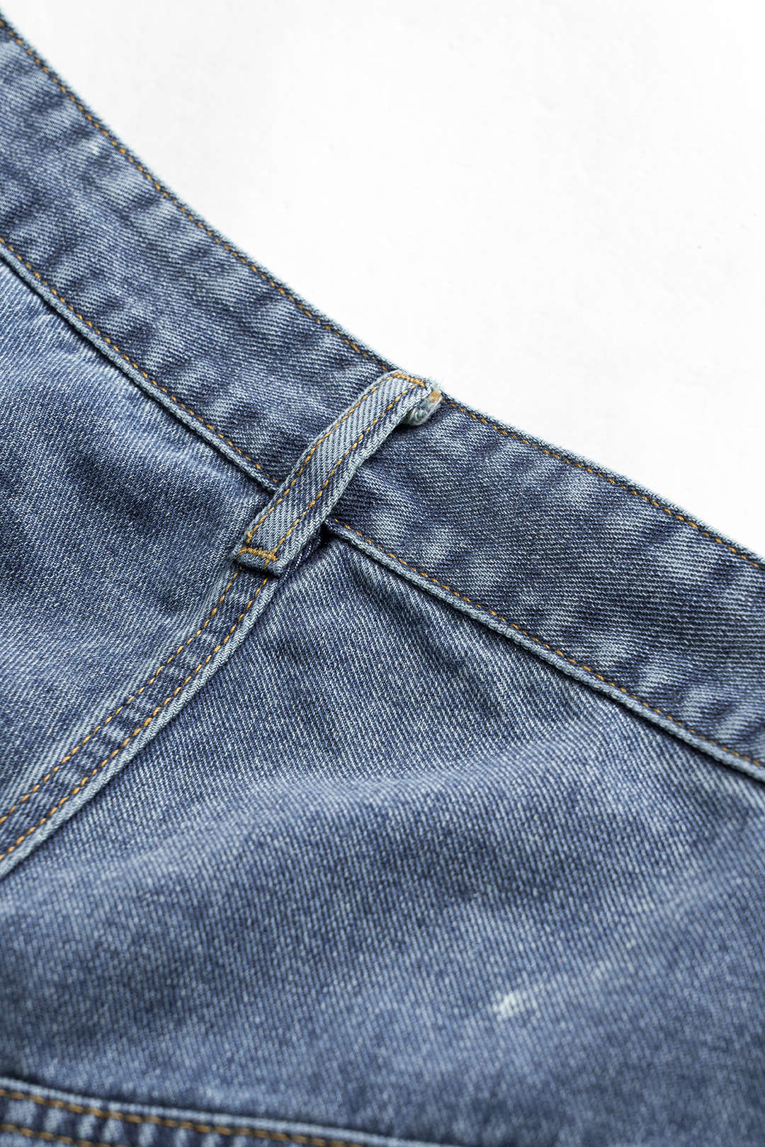 Vaqueros Denim Asimétricos De Cintura Alta Moderna