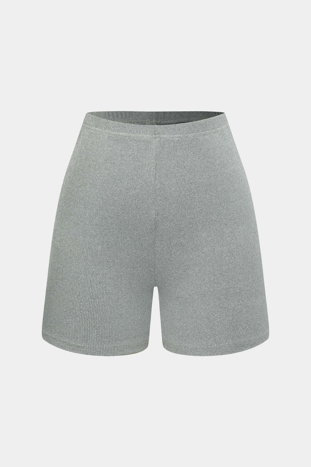 Conjunto Dos Piezas Top Sin Tirantes Y Shorts De Punto