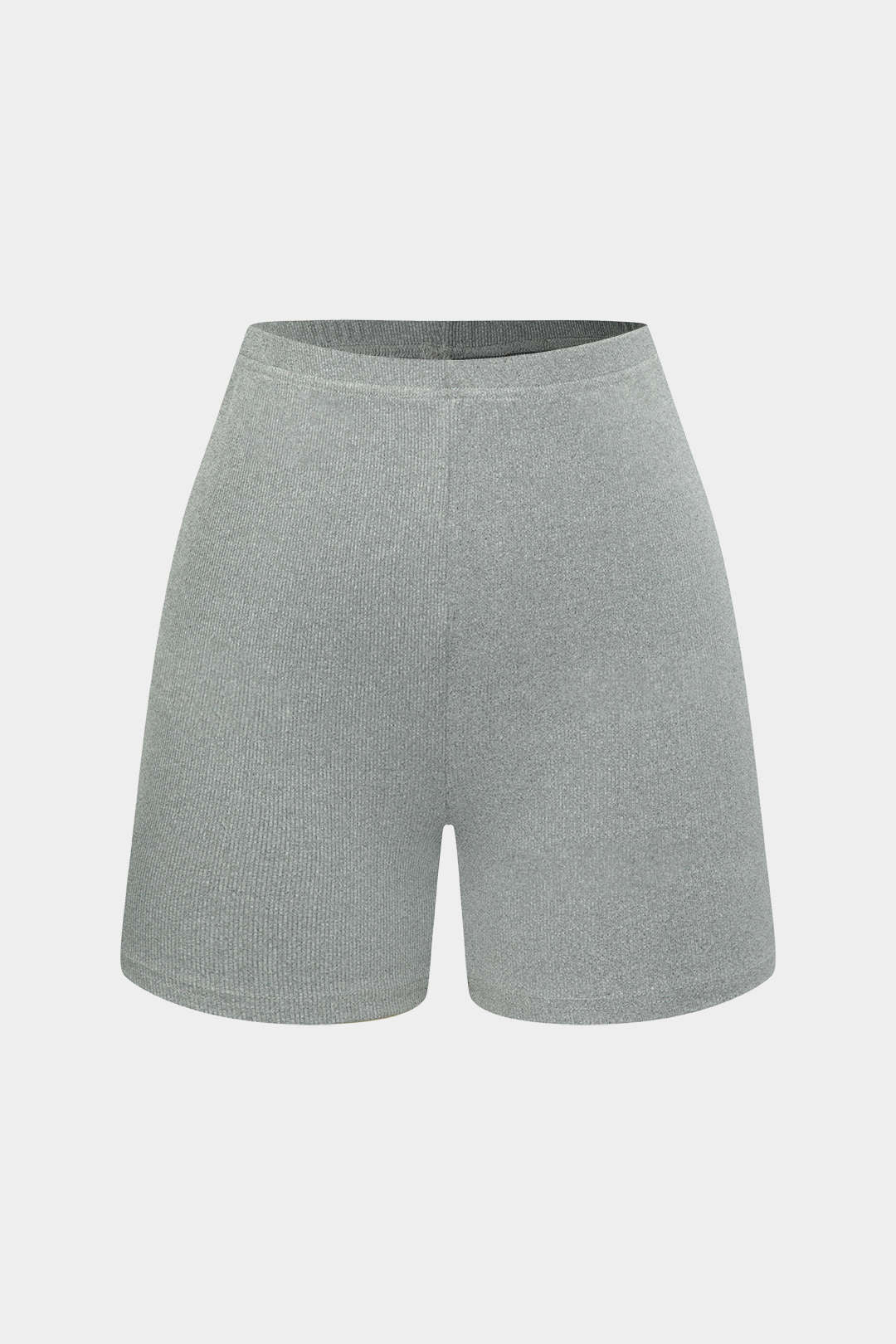 Conjunto Dos Piezas Top Sin Tirantes Y Shorts De Punto
