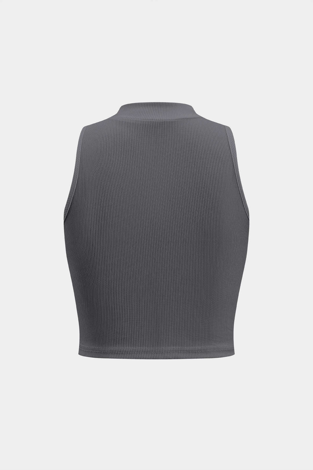 Camiseta Texturizada Sin Mangas Para Uso Diario Elegante