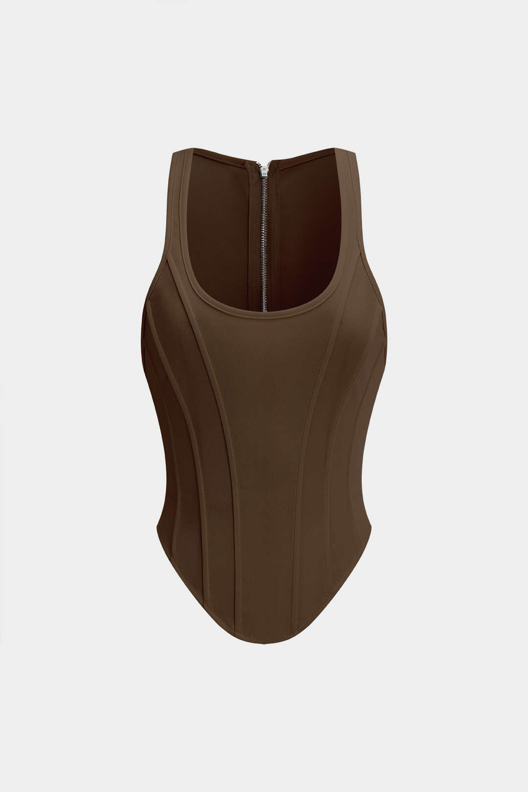 Corsé De Cordones Con Top Con Tirantes Silueta Definida