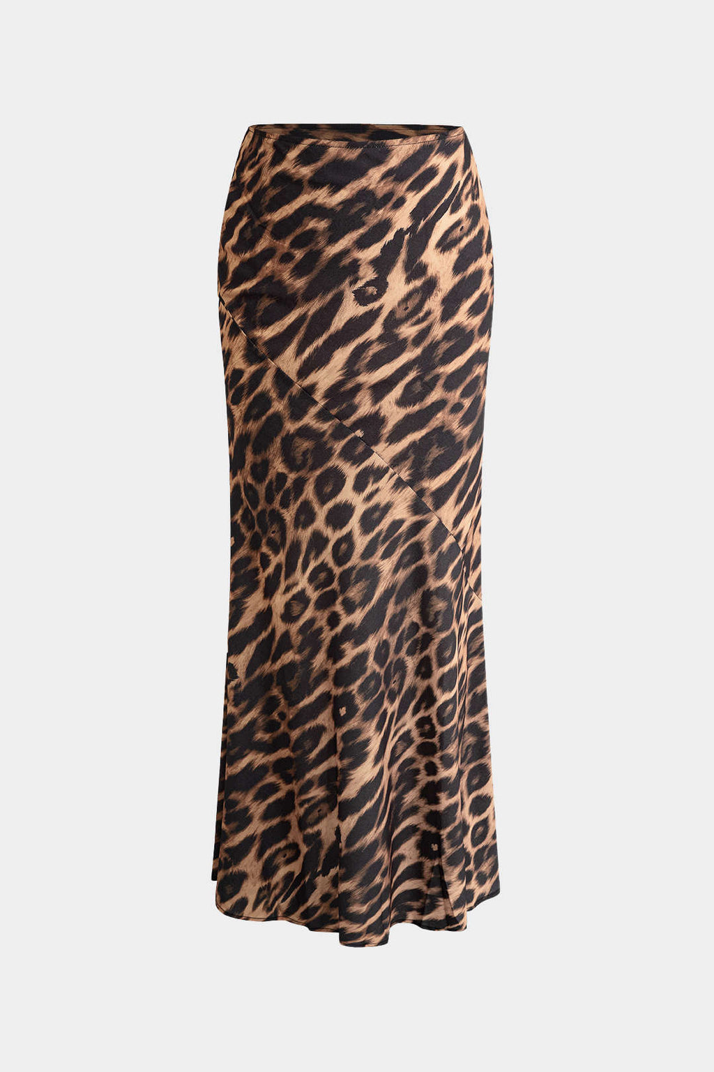 Falda Leopardo Estampado Majestuosa con Silueta Elegante