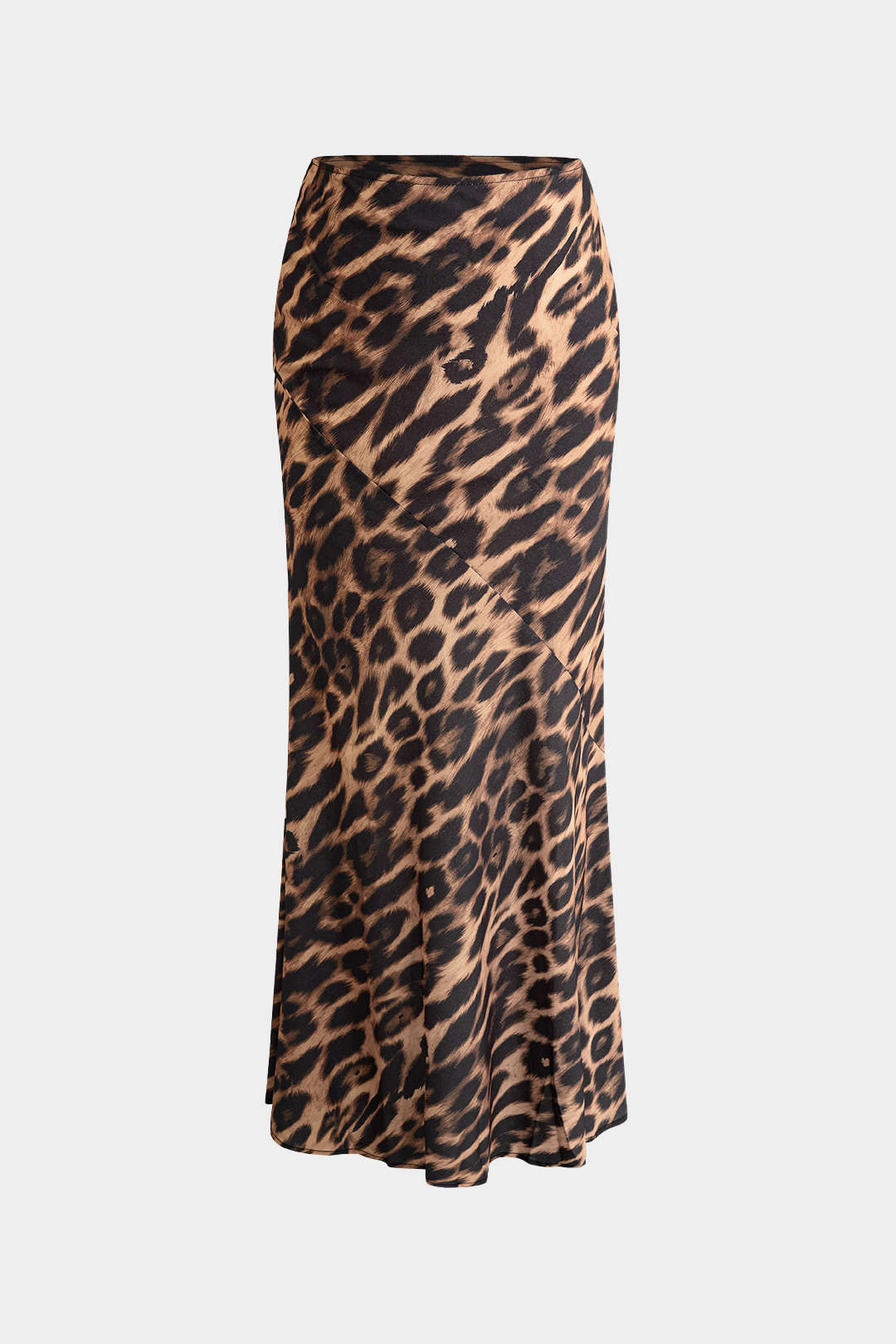 Falda Leopardo Estampado Majestuosa con Silueta Elegante