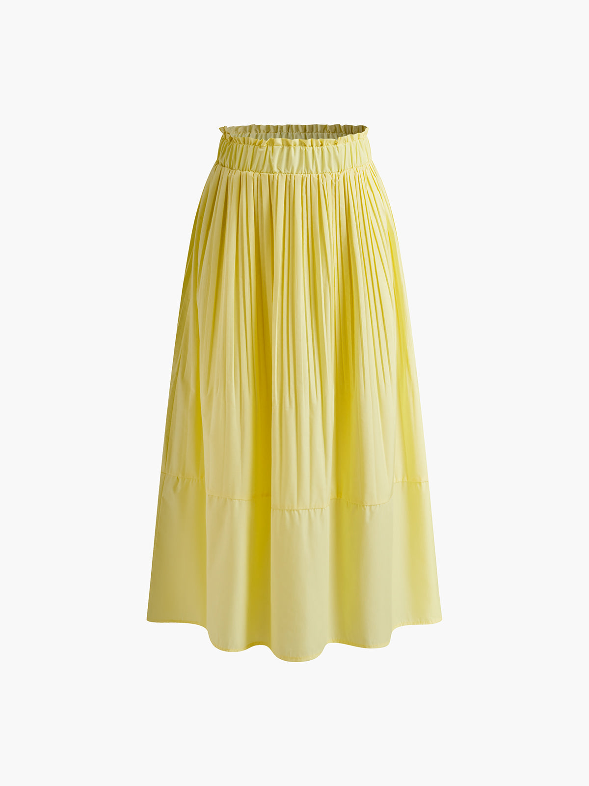 Falda Midi Plisada Transpirable Ligera Primavera Verano