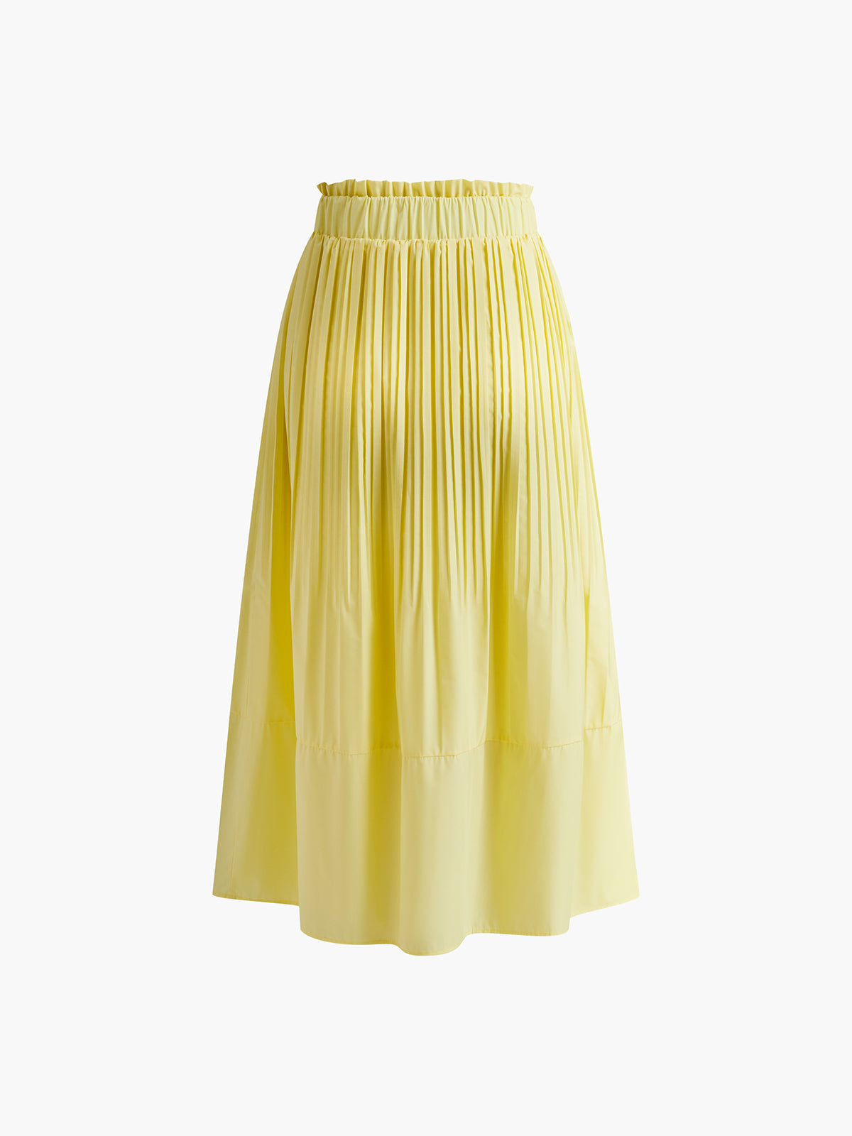Falda Midi Plisada Transpirable Ligera Primavera Verano