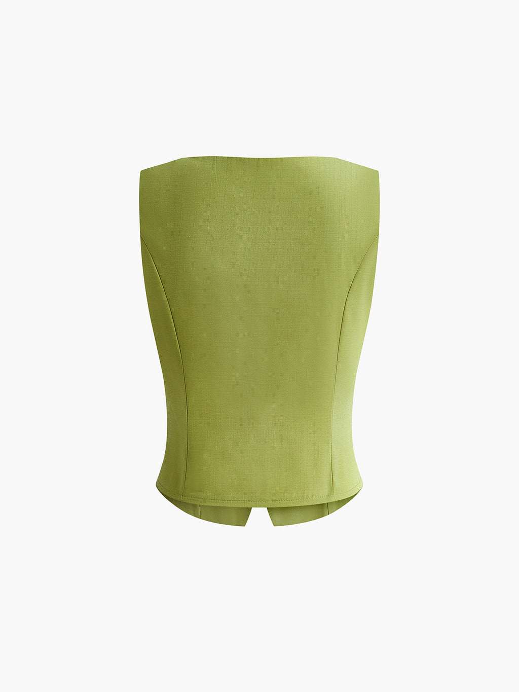 Conjunto De Shorts Plisados Asimétrico Verde Para Mujeres