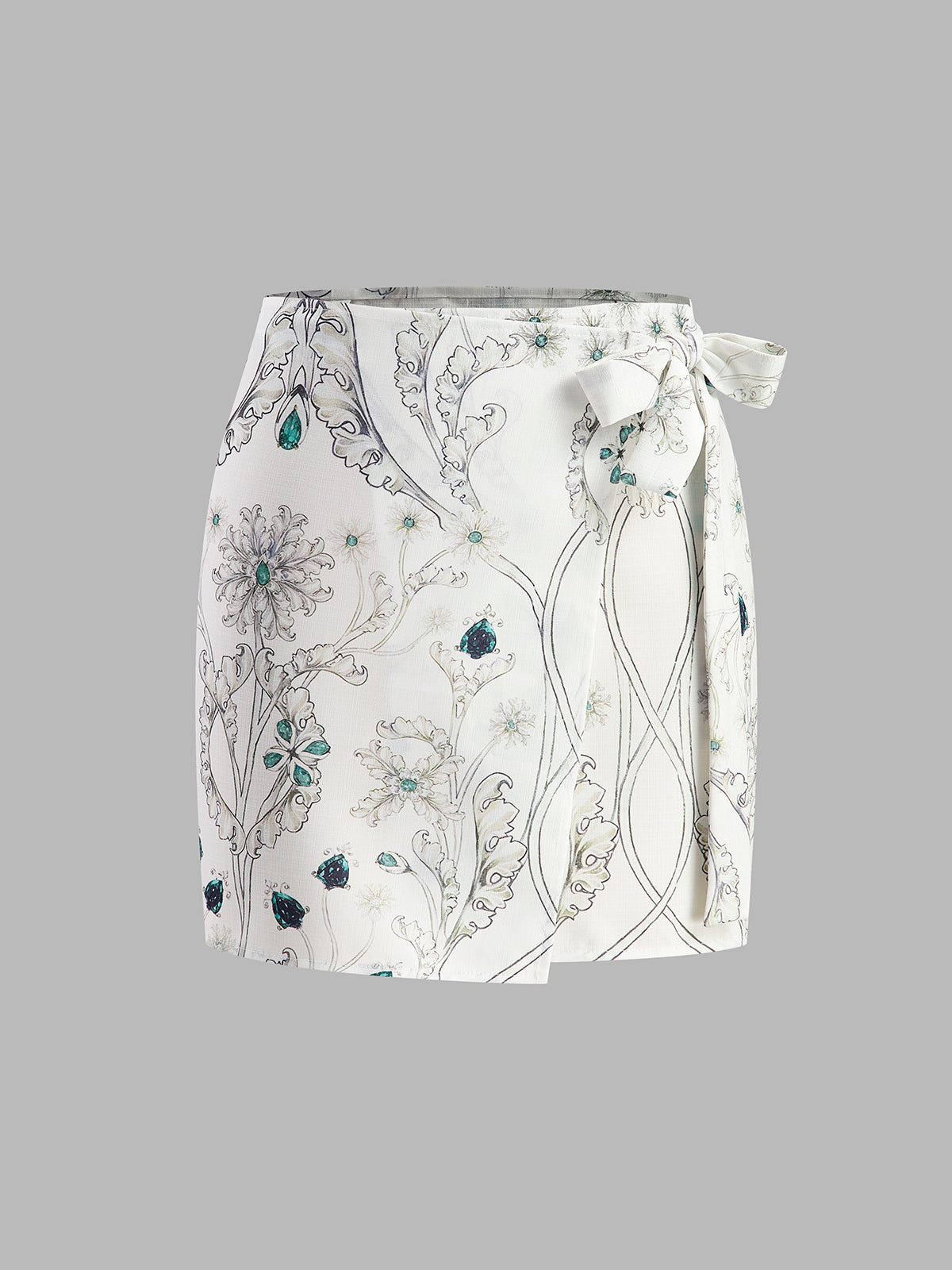 Falda Envolvente Floral Chic Con Estilo Y Comodidad