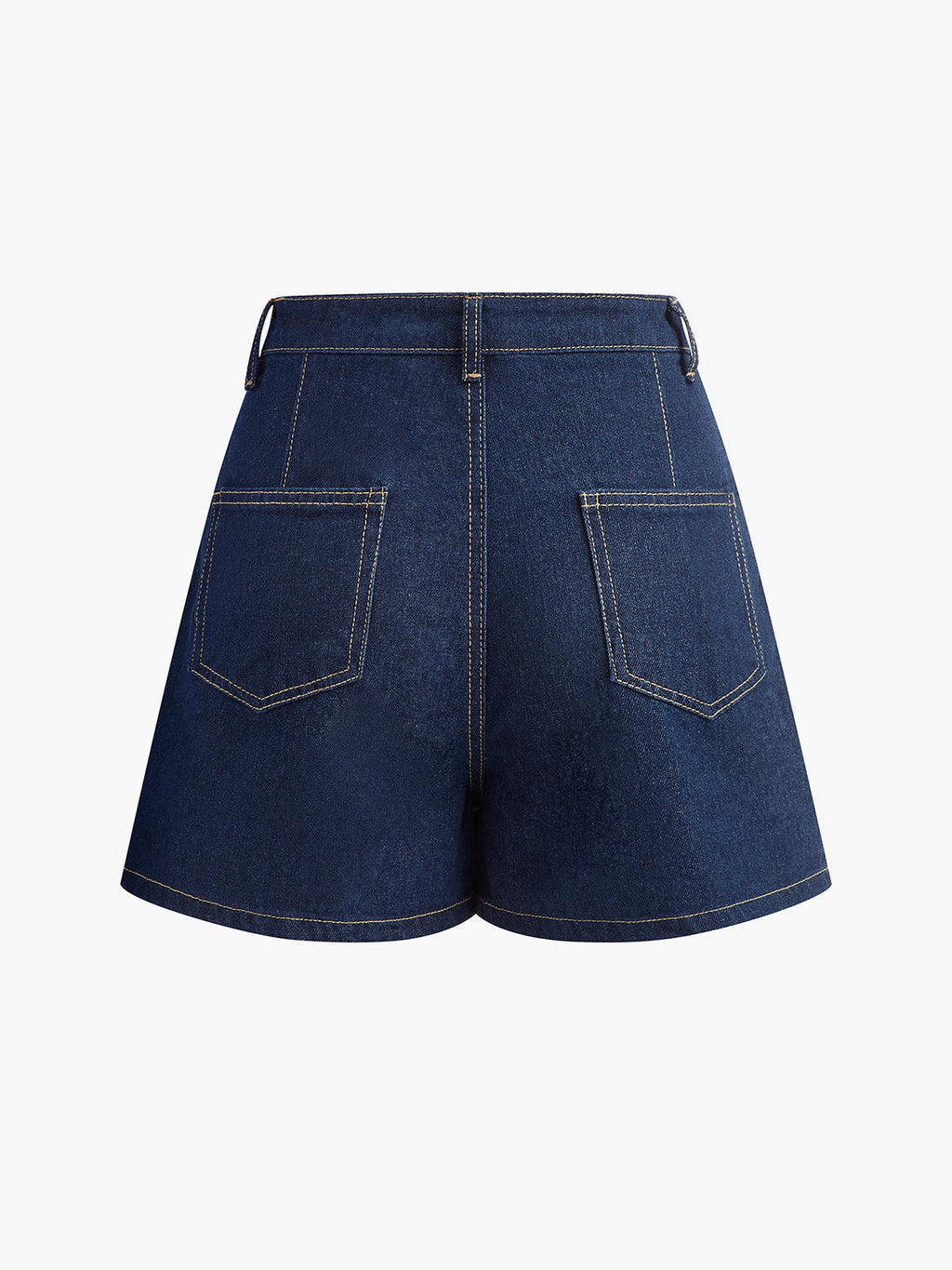 Conjunto Denim de Shorts con Bolsillos para Diario Moderno