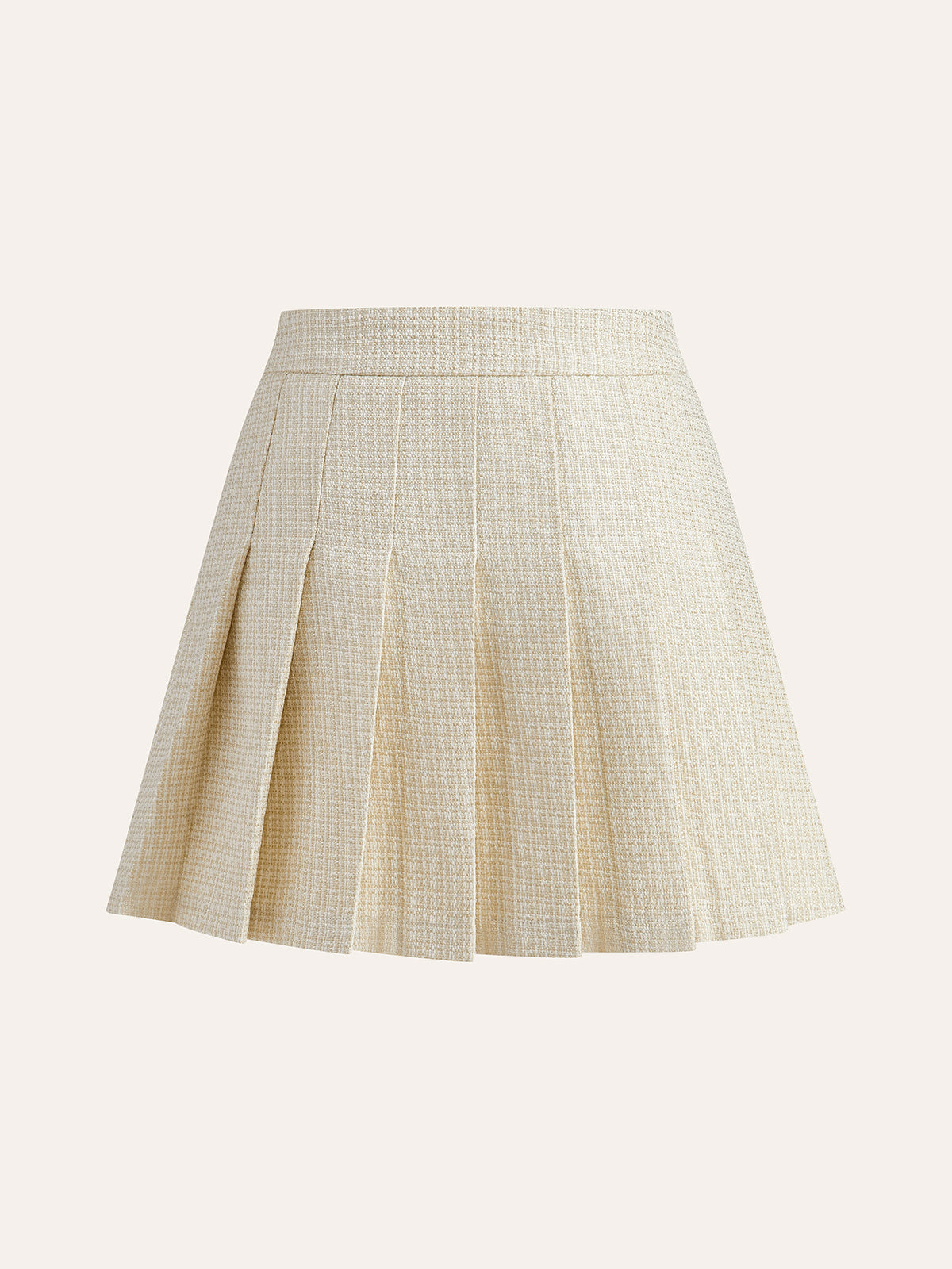 Falda Midi Con Cintura Media Y Volantes Con Cierre Frontal