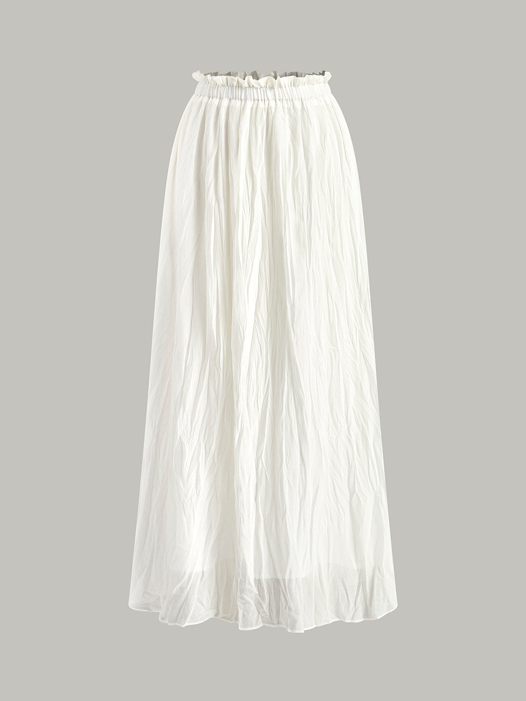 Falda Maxi Plisada Con Cintura Elástica Cómoda Para Ti