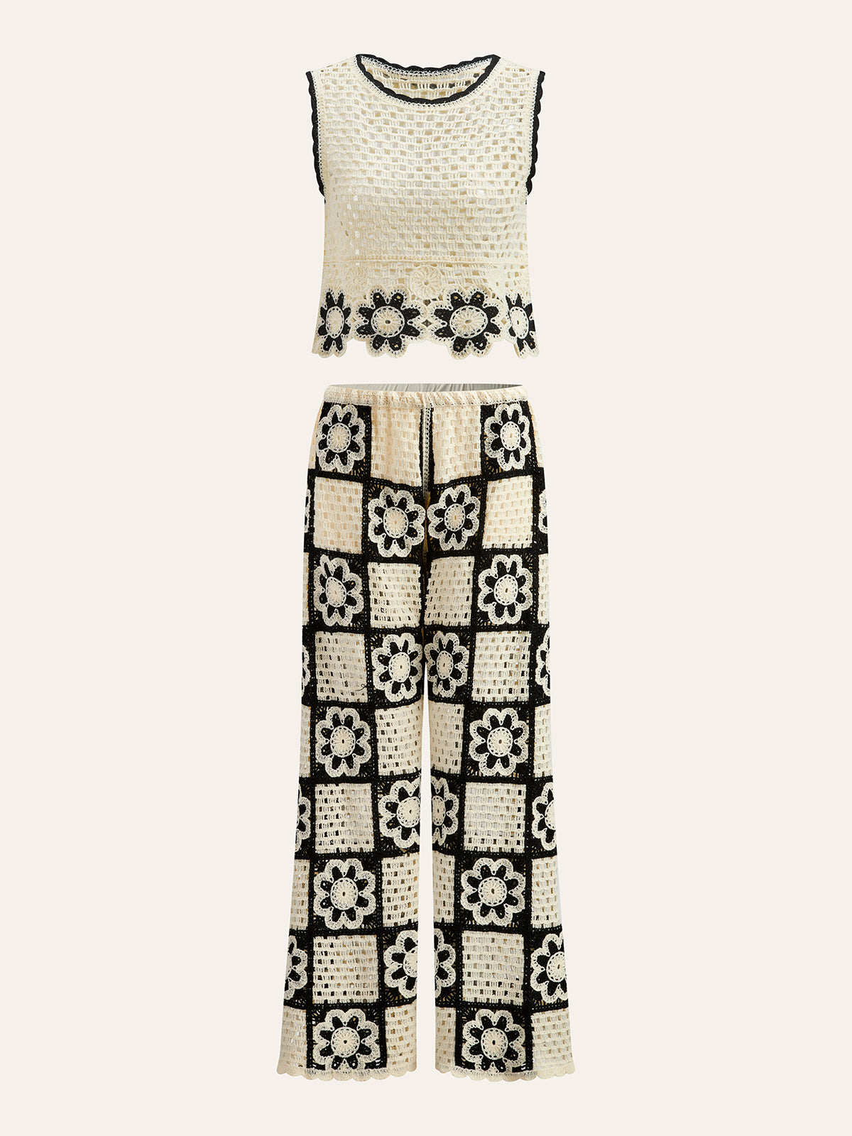 Conjunto Blusa y Pantalón Estampado Floral para Mujer