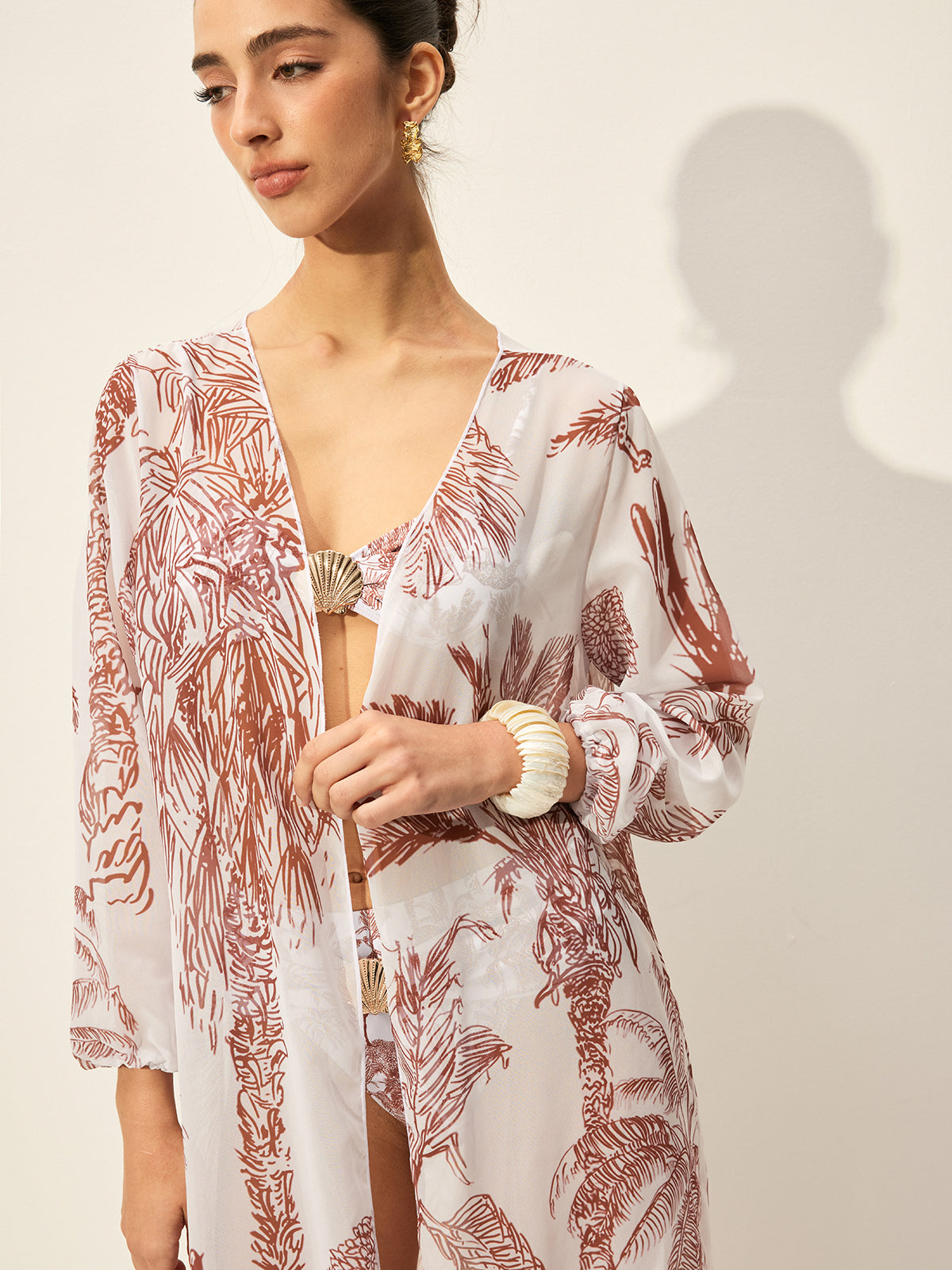 Falda Maxi Estampado Floral Chic Verano Relajado Ligero