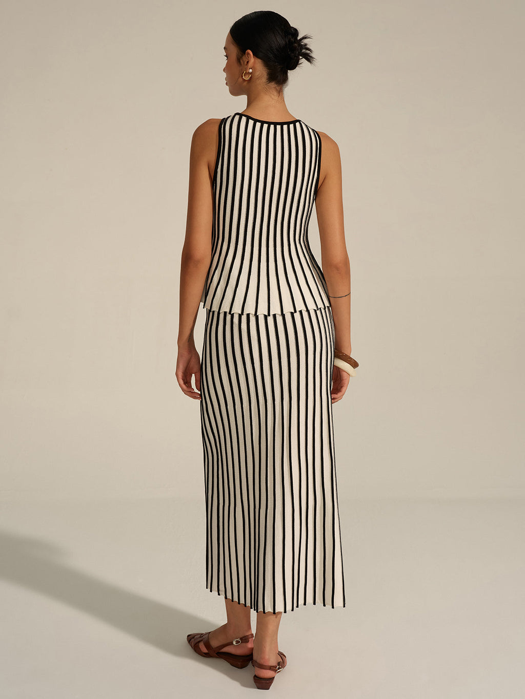 Conjunto Dos Tonos de Punto con Textura Suave y Elegante