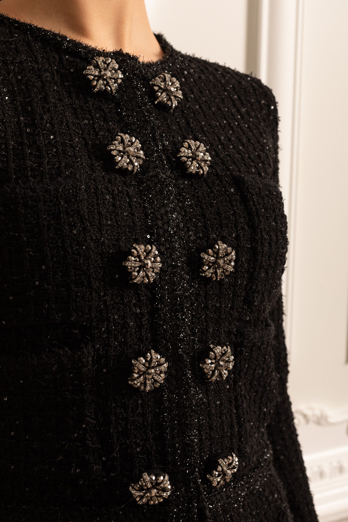 Conjunto Coordinado Chaqueta Manga Larga Y Minifalda Punto