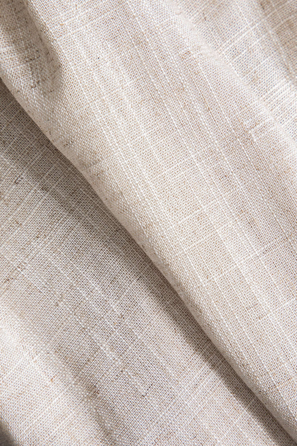 חצאית פשתן עם קפלים 