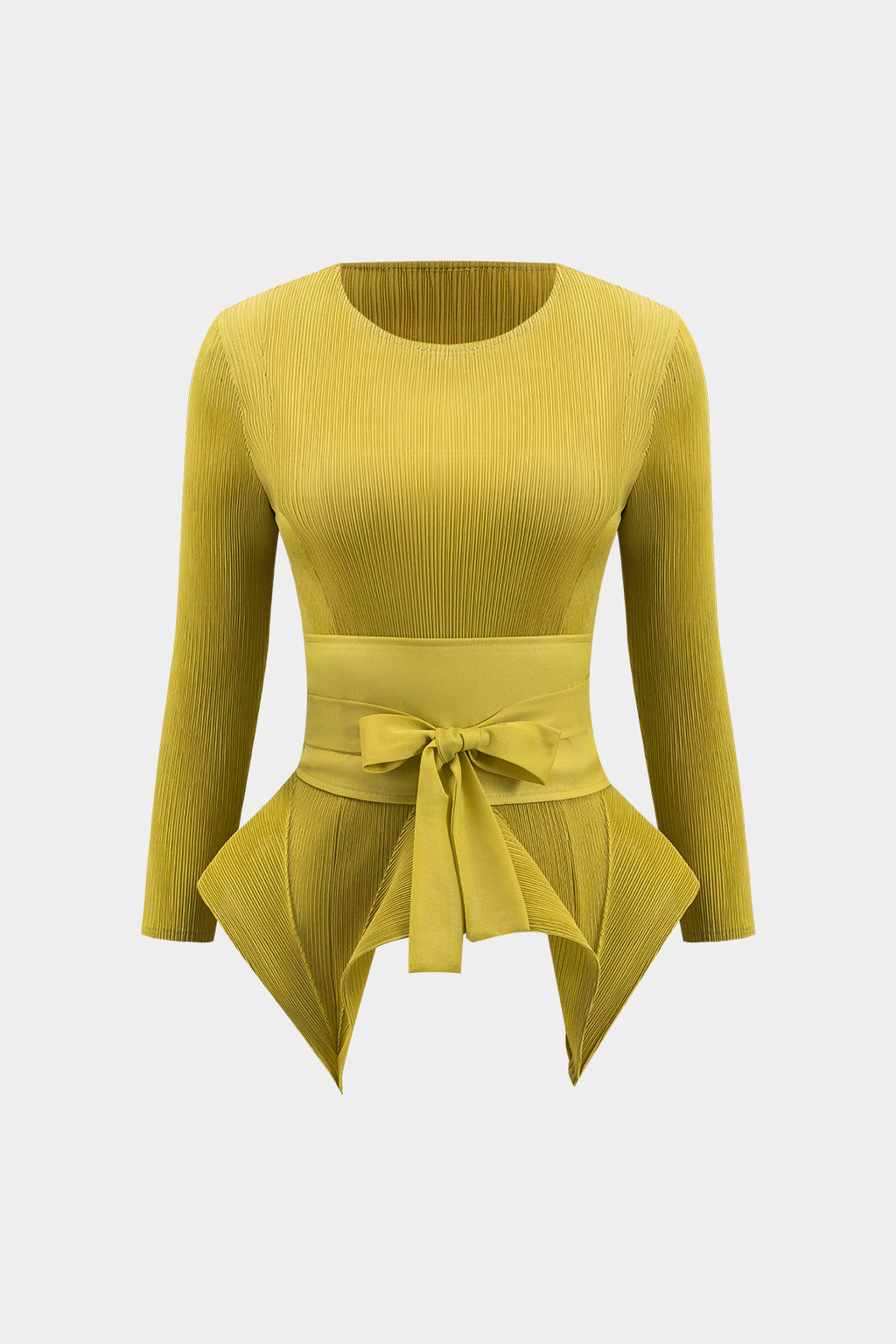 Conjunto Dos Piezas Blusa Cuello Lazo Y Falda Plisada