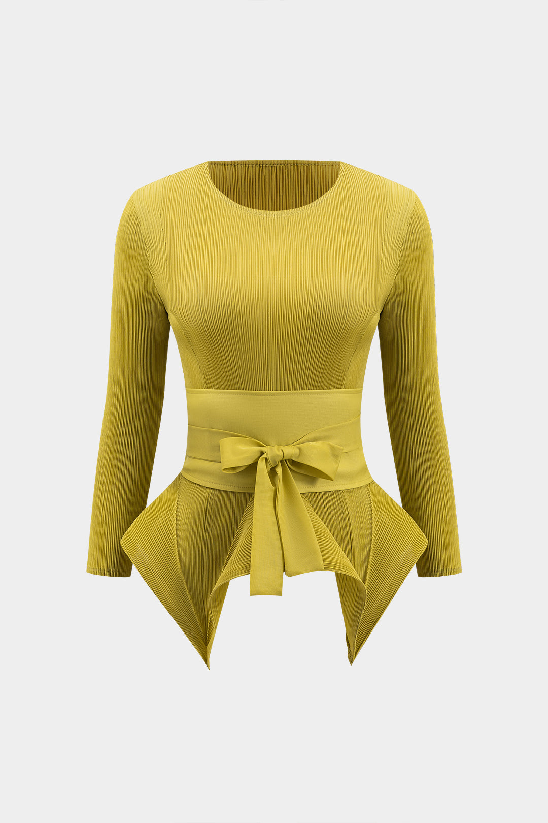 Conjunto Dos Piezas Blusa Cuello Lazo Y Falda Plisada