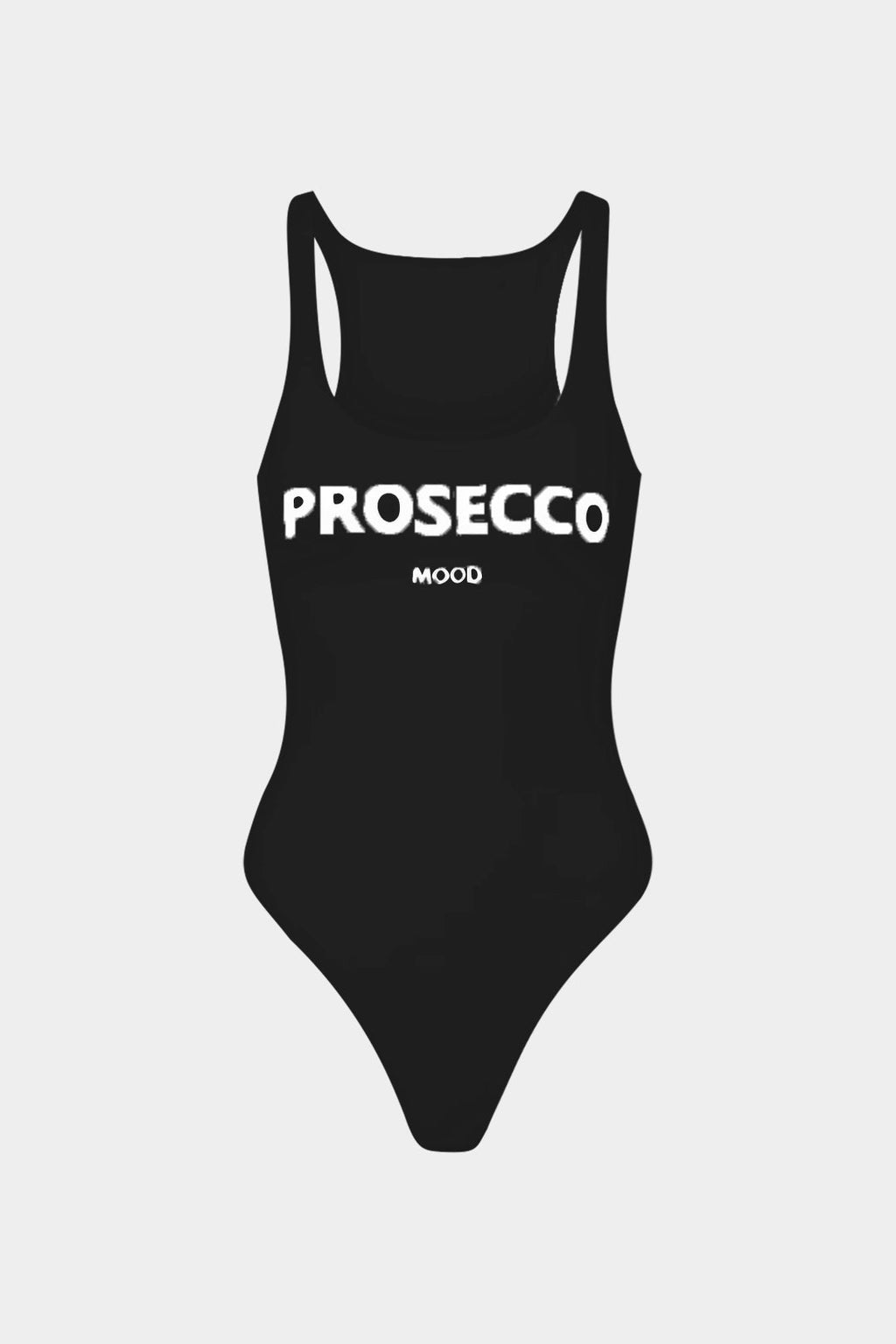 Bodysuit Sin Mangas Con Impresión De Letras Elegante