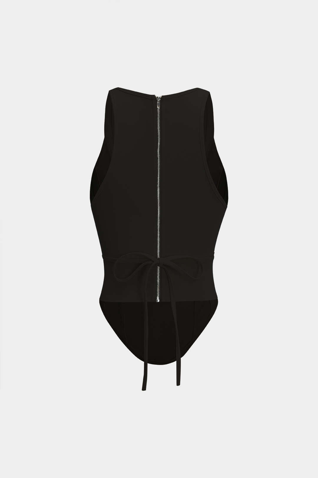 Corsé De Cordones Con Top Con Tirantes Silueta Definida