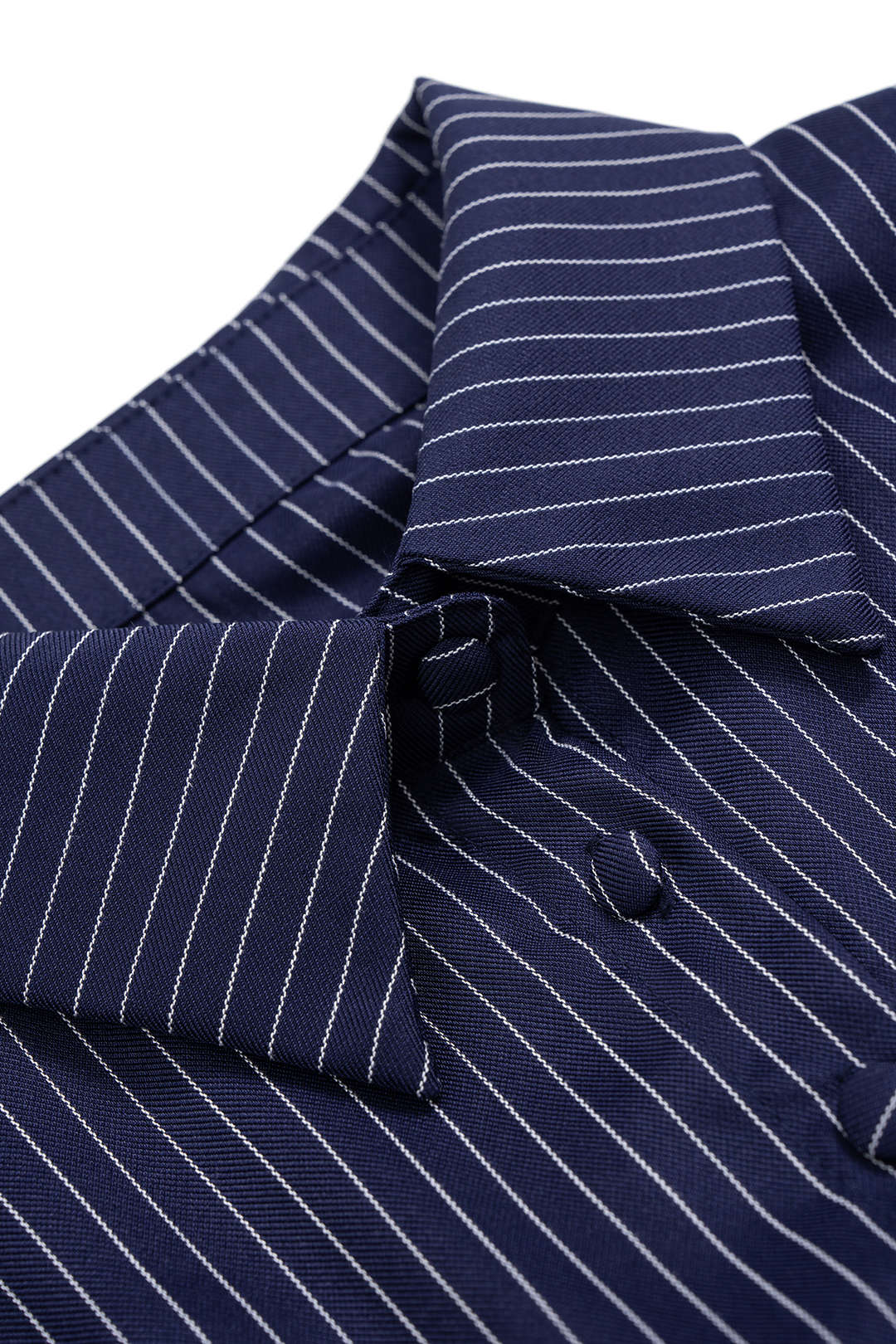 Stripes Print Button Long-Sleeve Shirt