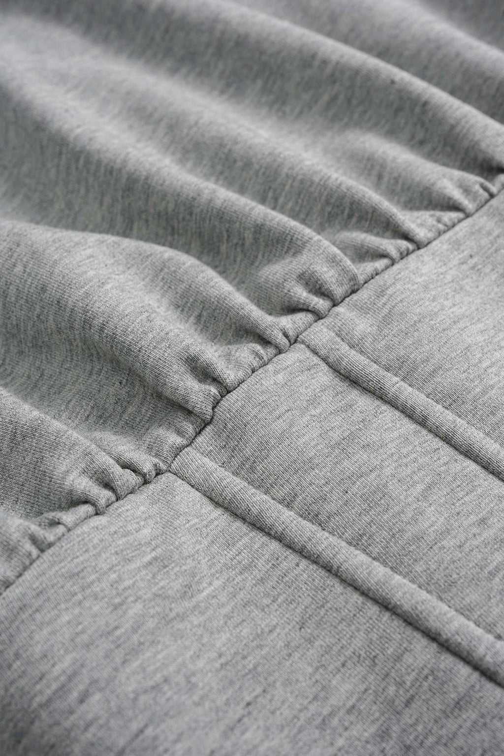 Tie-Back Asymmetrical Shoulder Corset Waist Sweatshirt