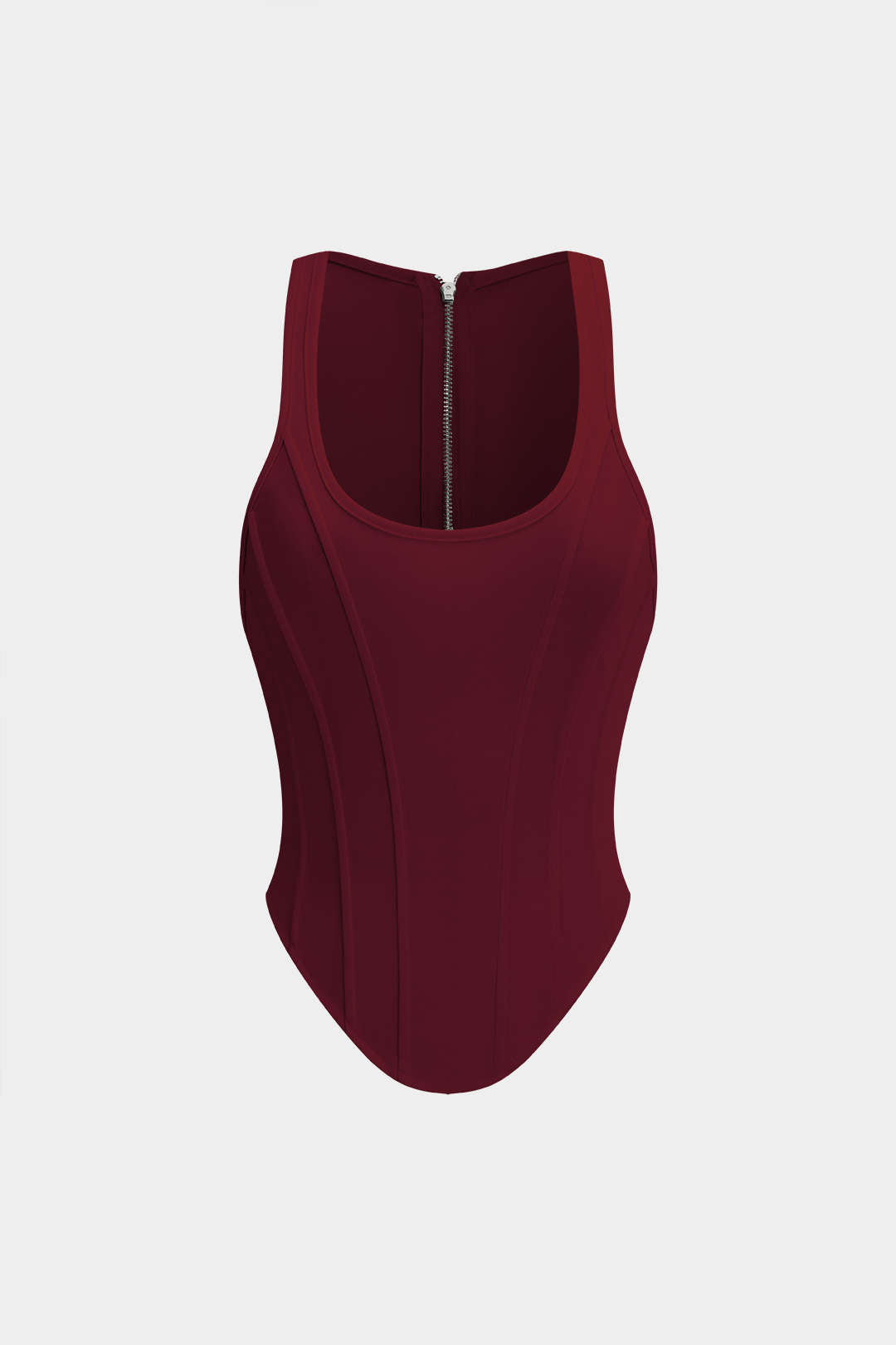 Corsé De Cordones Con Top Con Tirantes Silueta Definida
