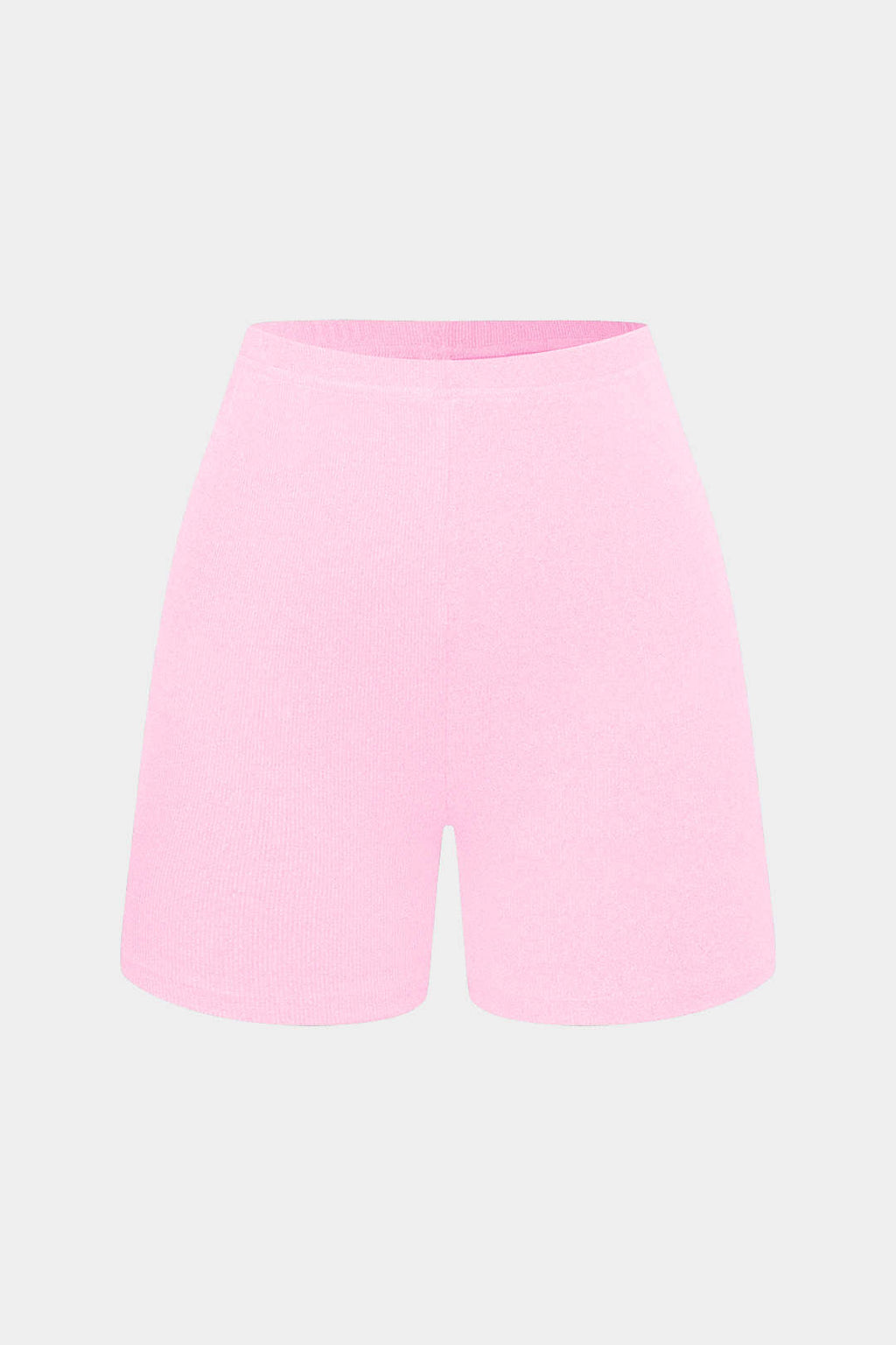 Conjunto Dos Piezas Top Sin Tirantes Y Shorts De Punto