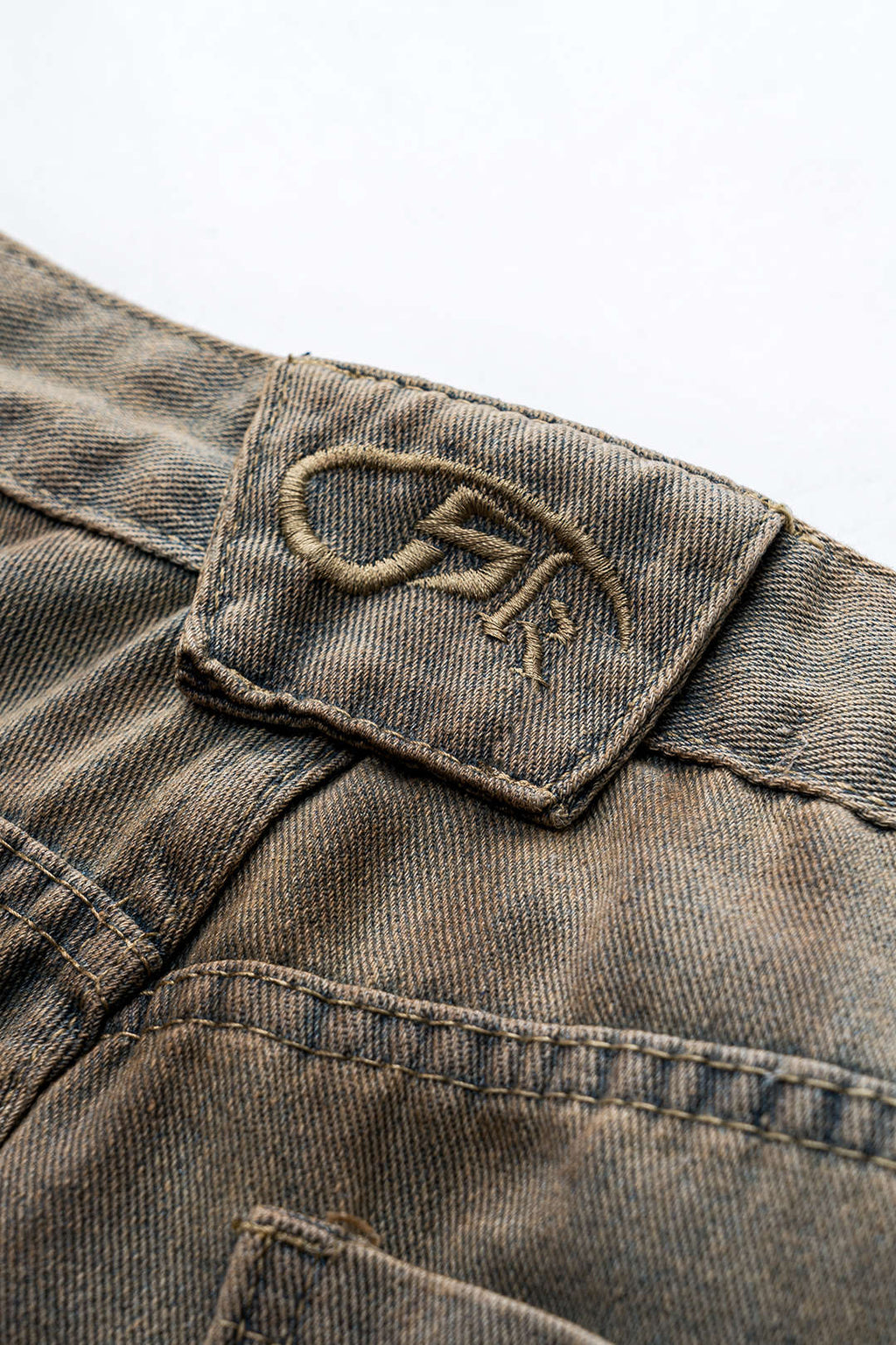 Vaqueros Denim Sucio Mujer Pierna Ancha Barrel Jeans