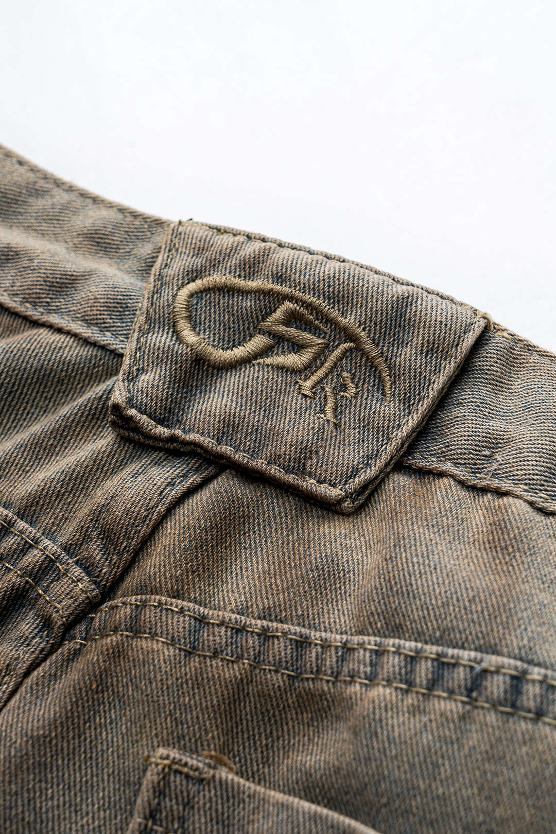 Vaqueros Denim Sucio Mujer Pierna Ancha Barrel Jeans