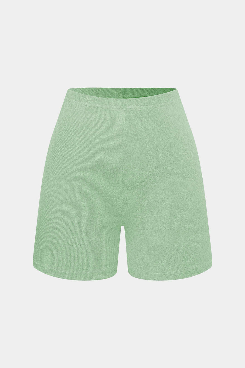 Conjunto Dos Piezas Top Sin Tirantes Y Shorts De Punto