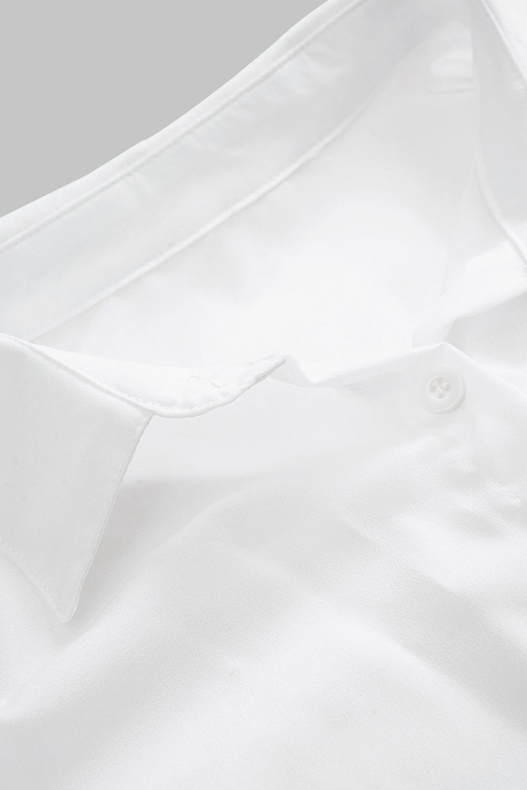 חולצת שיפון ארוכת שרוולים עם כפתורים 