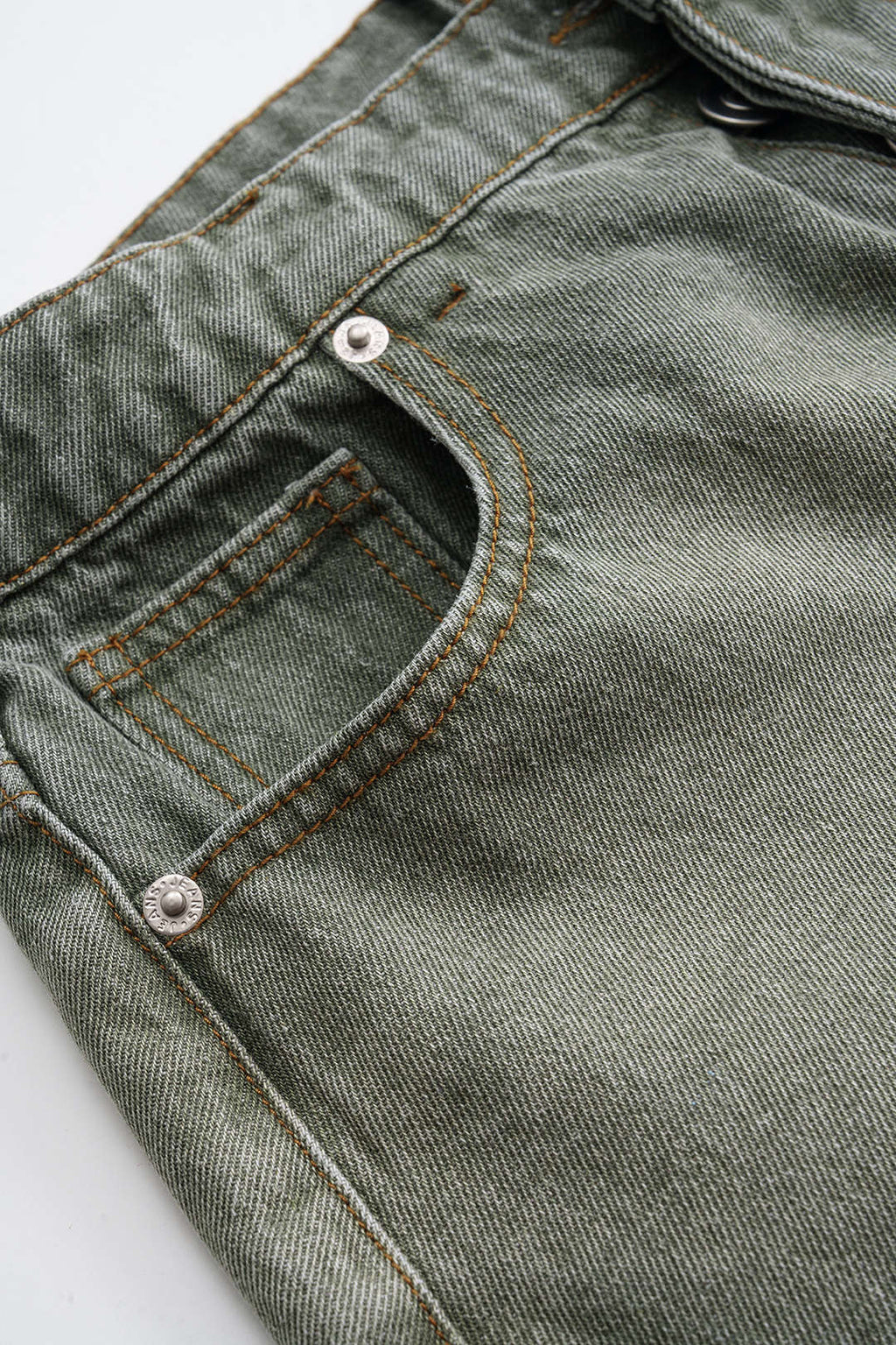Falda Denim Reversible con Bolsillos Mini de Uso Diario