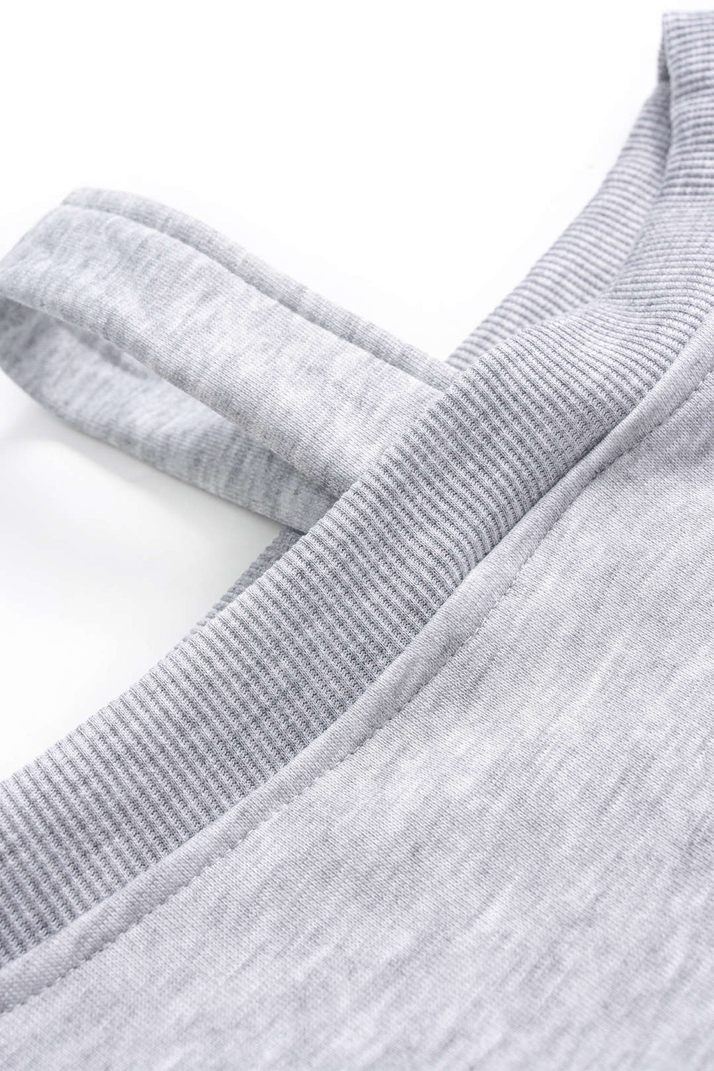 Asymmetrical Shoulder Long Sleeve Sweatshirt