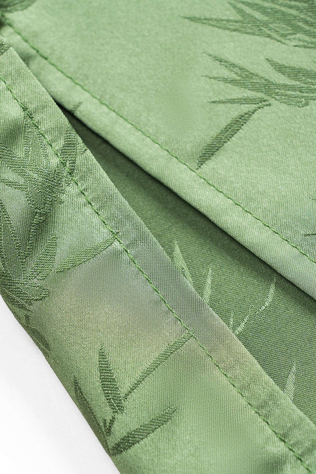 חצאית ז'קארד עם קפלים וקשירה מלפנים 