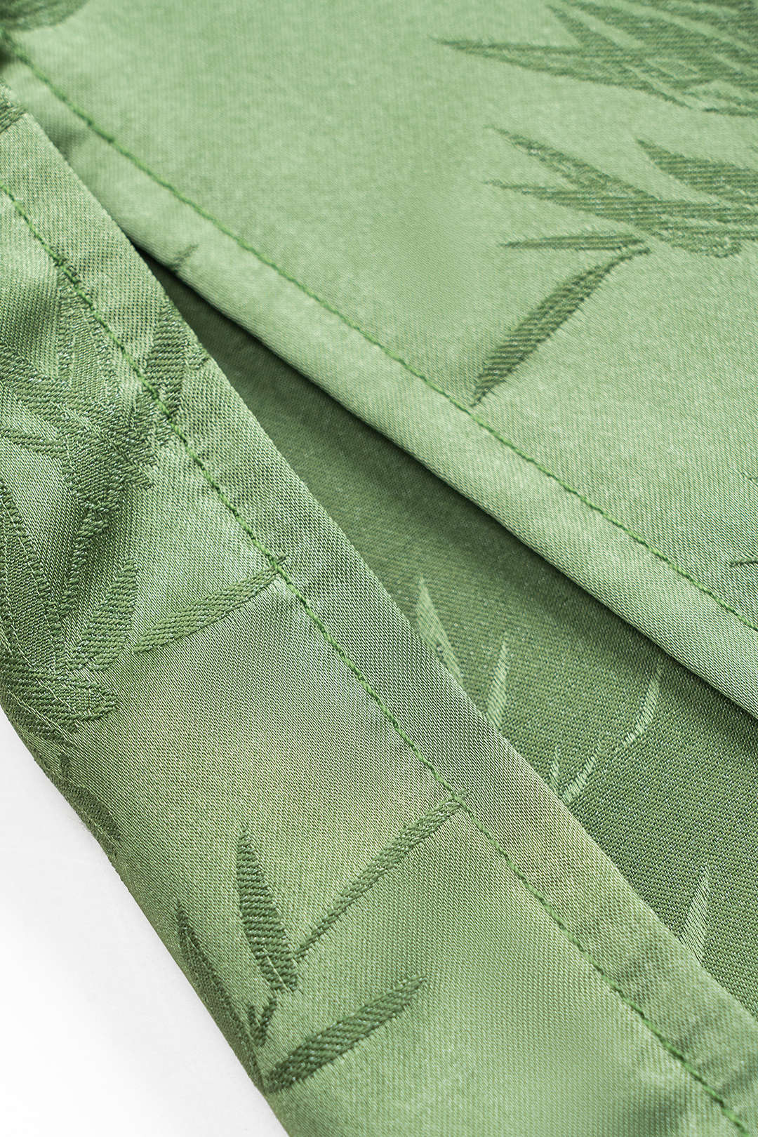 חצאית ז'קארד עם קפלים וקשירה מלפנים 