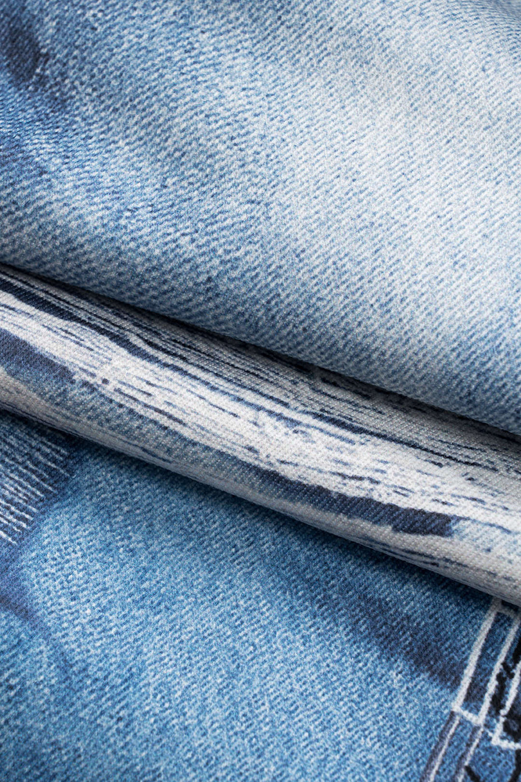Pantalones Abstractos Con Bolsillos Botón Diario Estilo