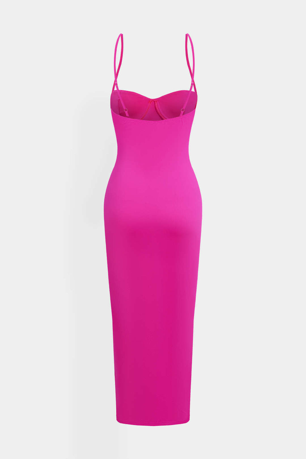 Vestido Maxi Recto con Escote Barco para Uso Diario