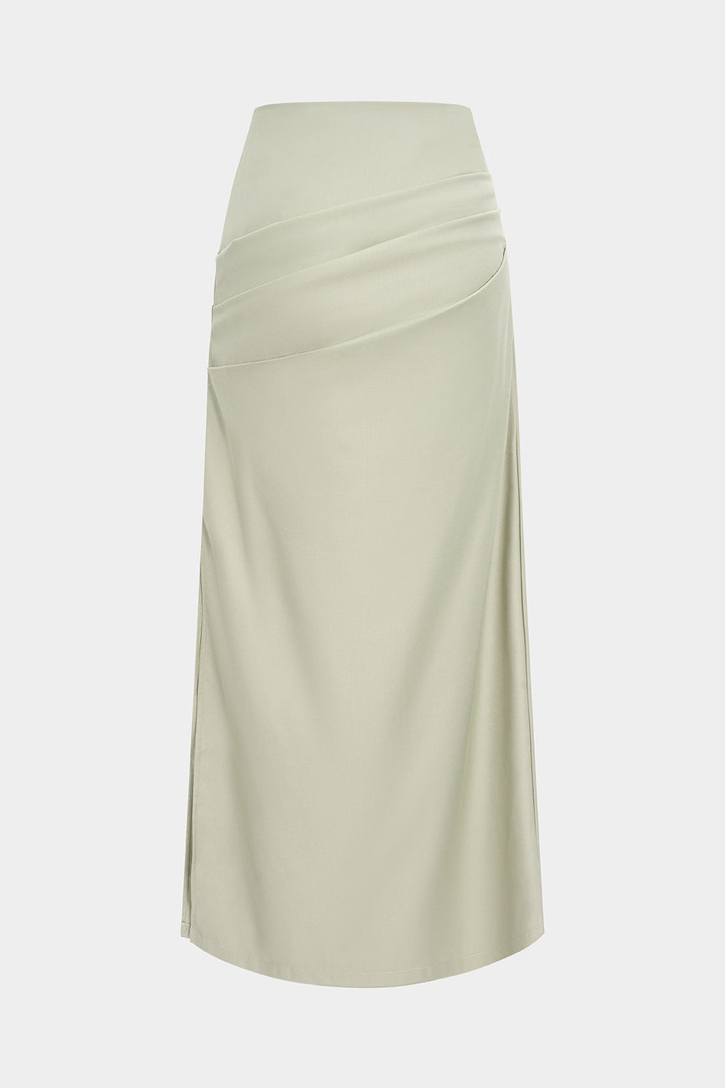 חצאית גבוהה עם קפלים 