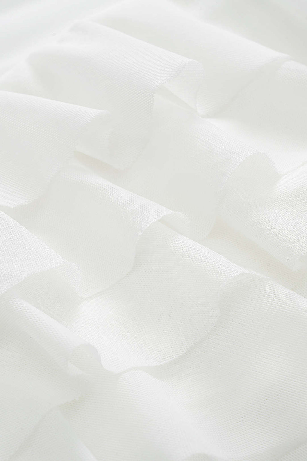 חצאית רשת אחידה עם קפלים 