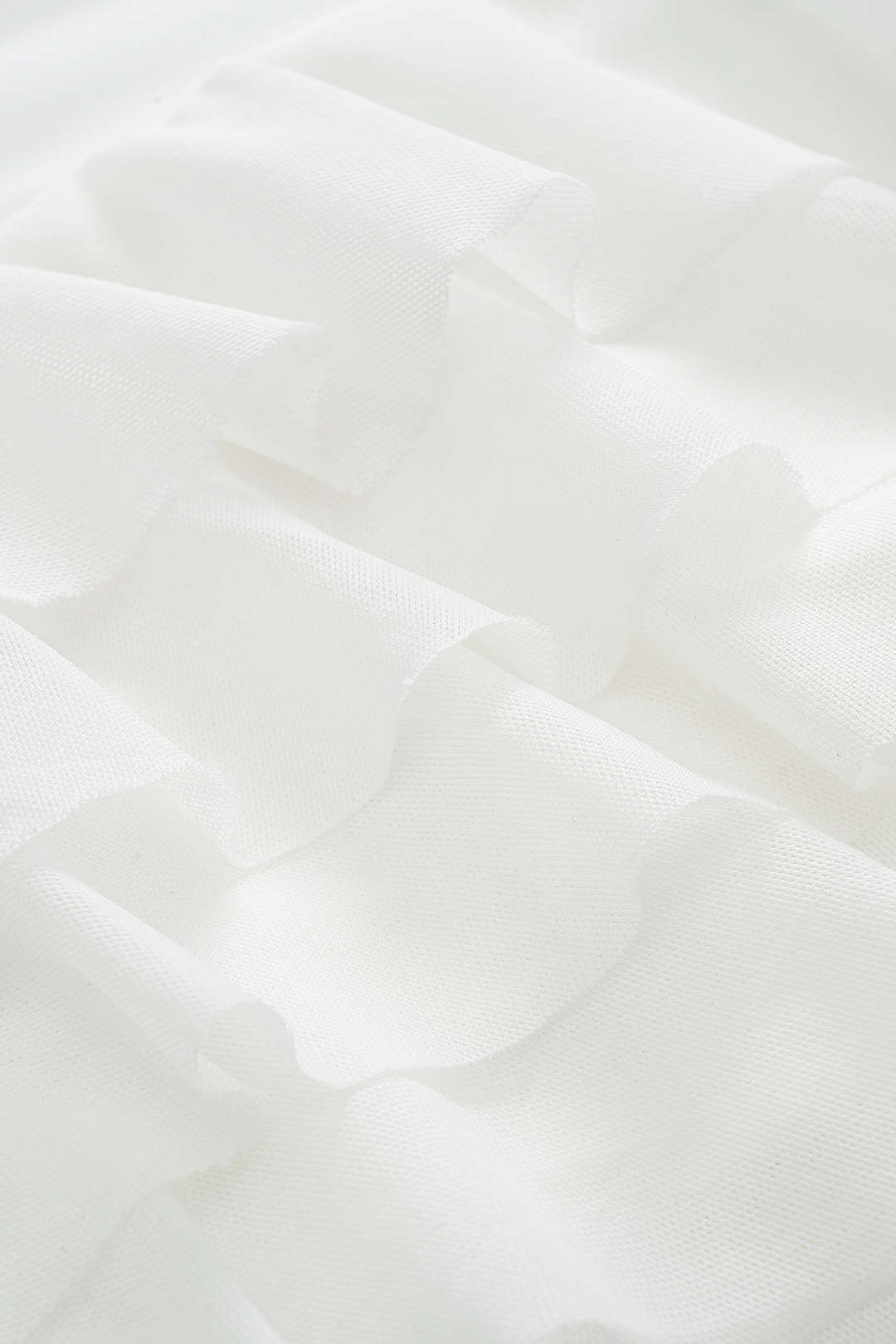 חצאית רשת אחידה עם קפלים 