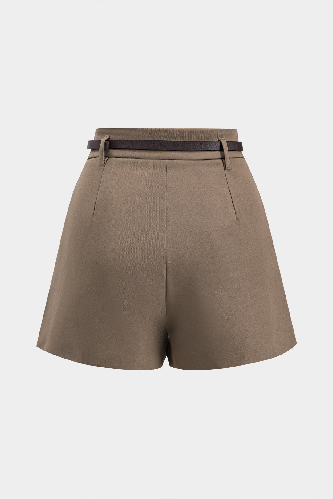 Shorts Con Cinturón Y Bolsillos Para Uso Diario Elegantes